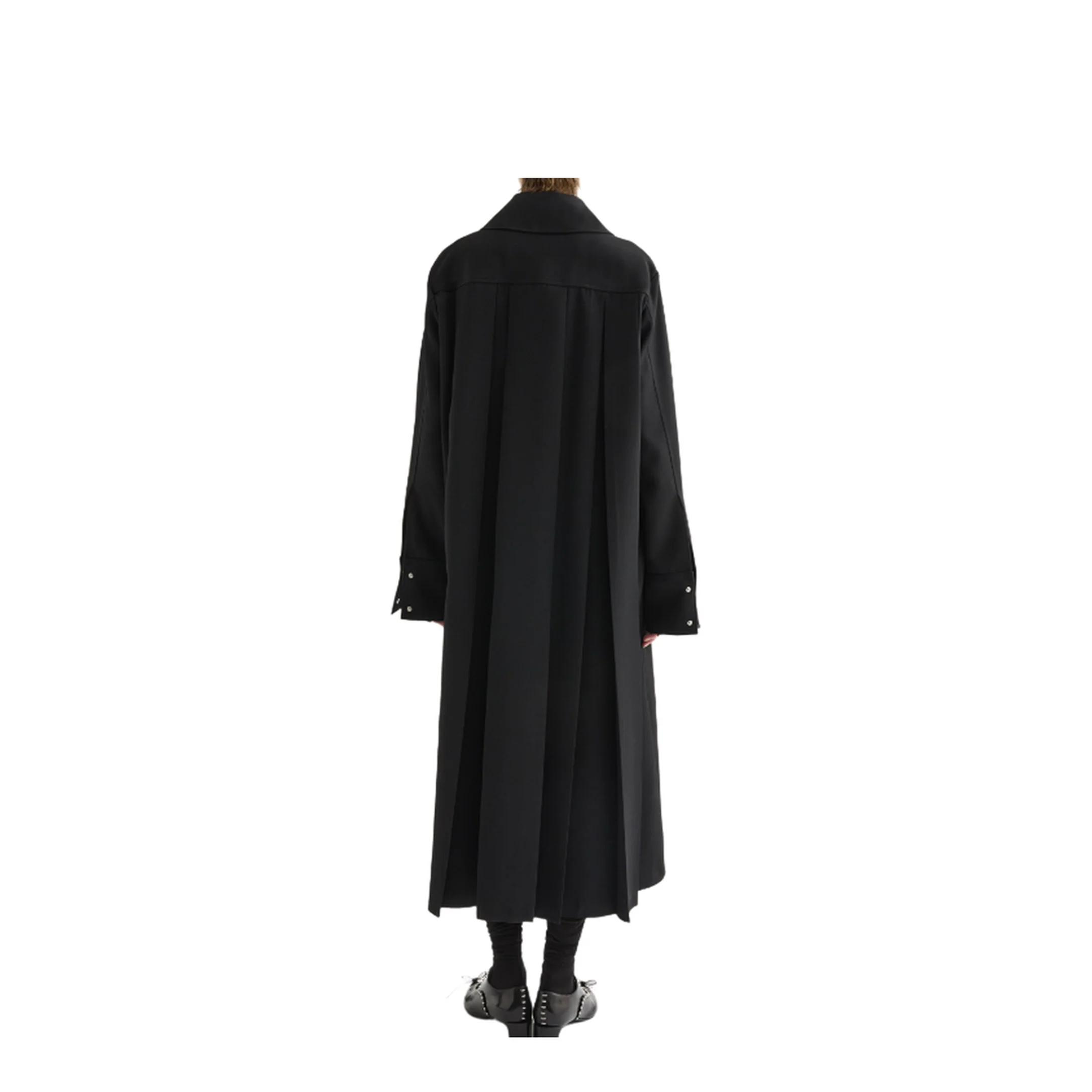 Wool Coat with Belt - Image 4