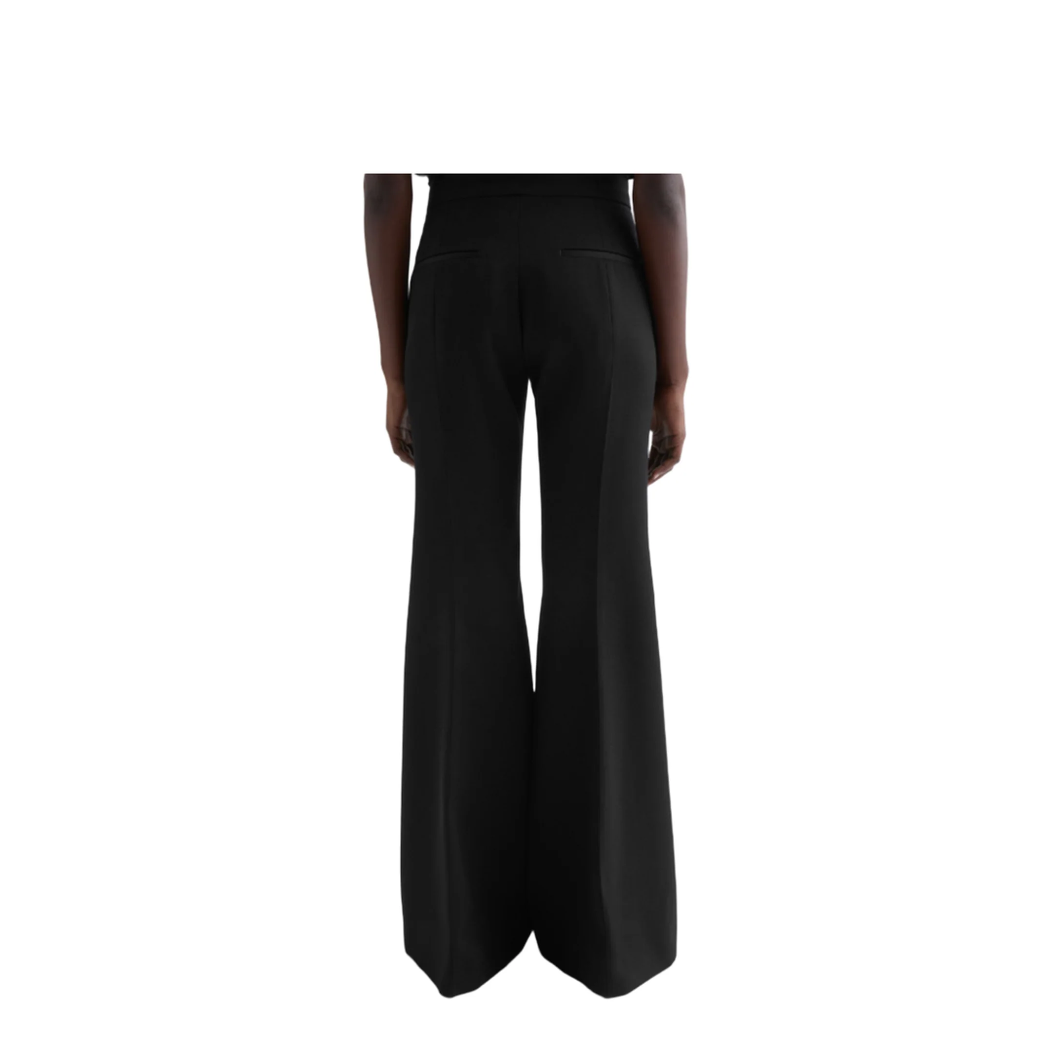 Wool Flared Trousers - Image 5