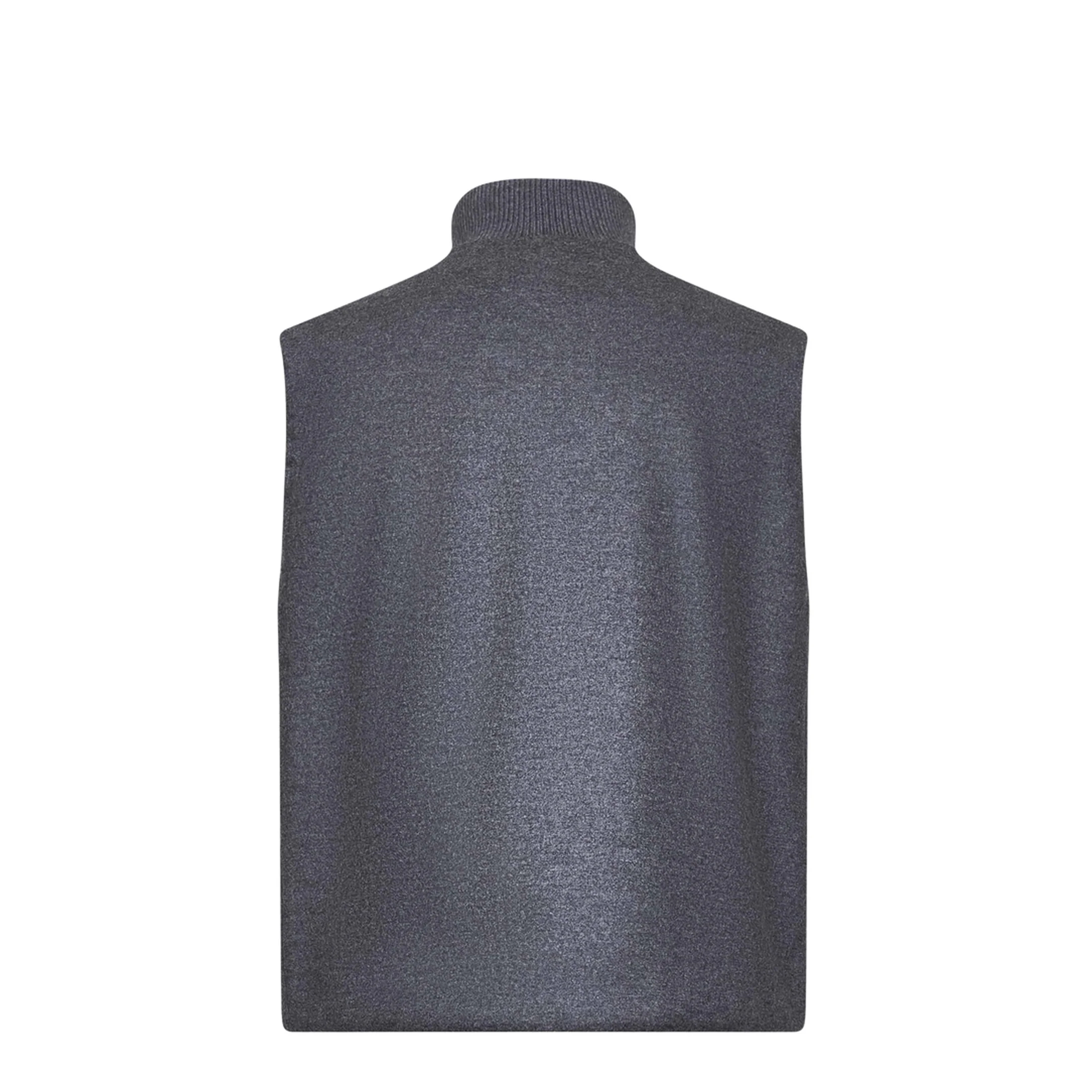 Wool Melton Padded Vest - Image 2
