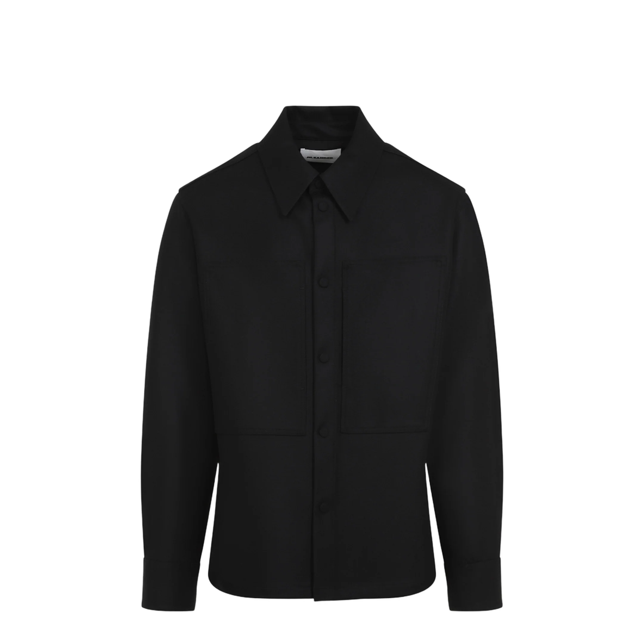 Wool Shirt Black - Image 3