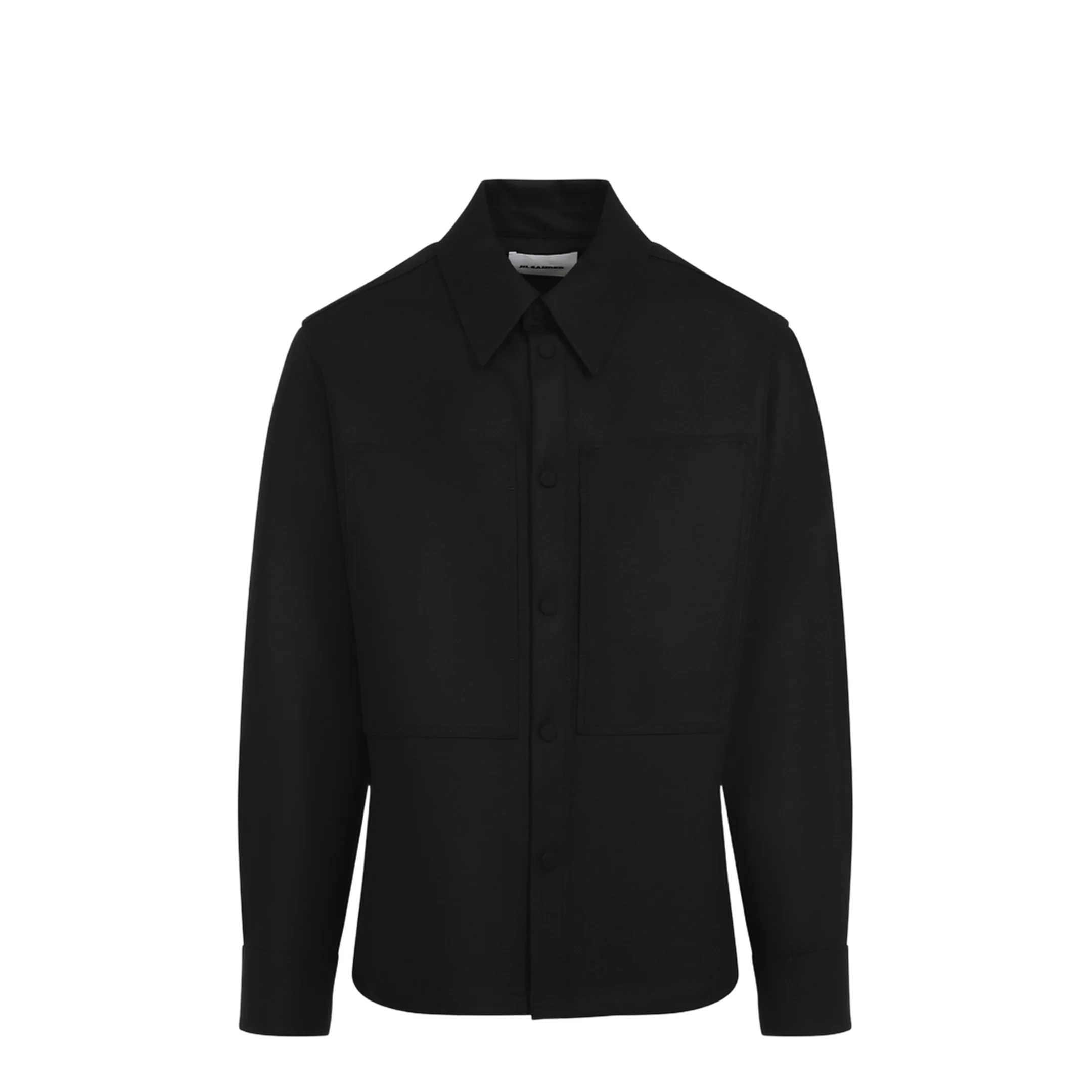 Wool Shirt Black - Image 4