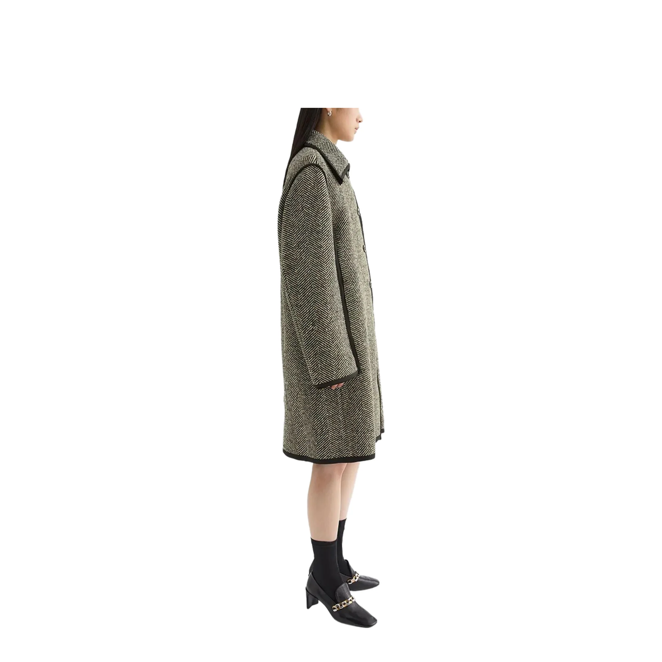 Wool Tweed Coat - Image 3