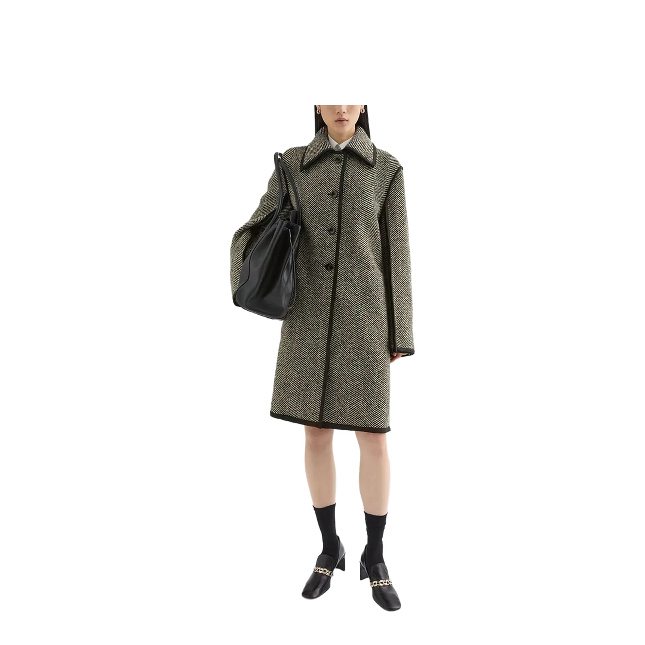 Wool Tweed Coat - Image 5