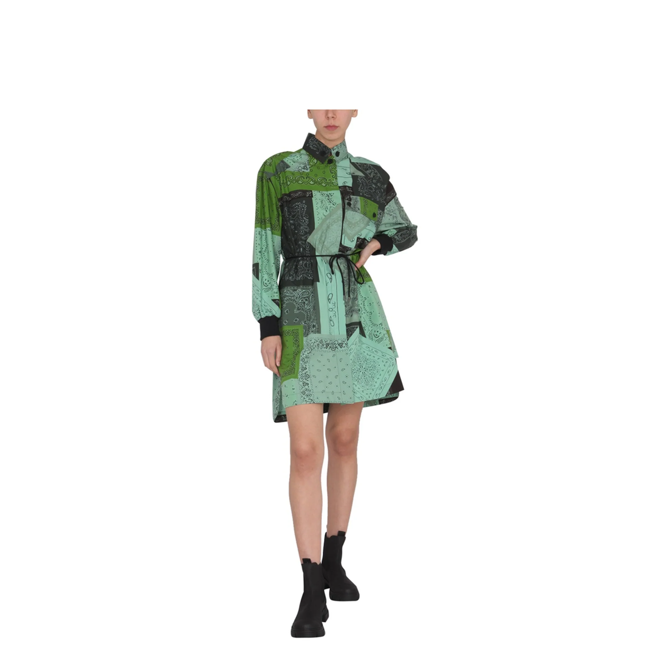 Dress with Paisley Pattern - Image 2