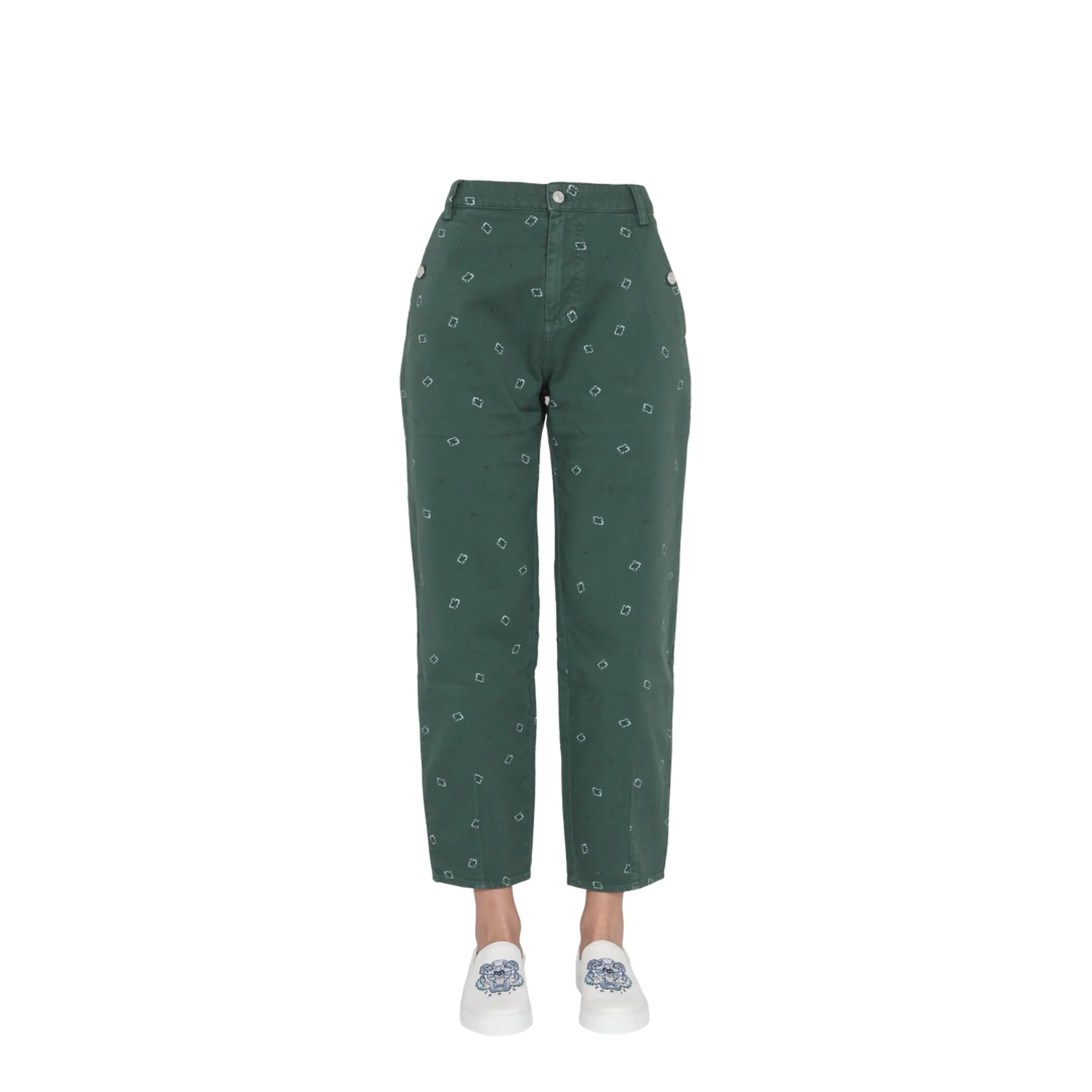 Pants with Paisley Pattern
