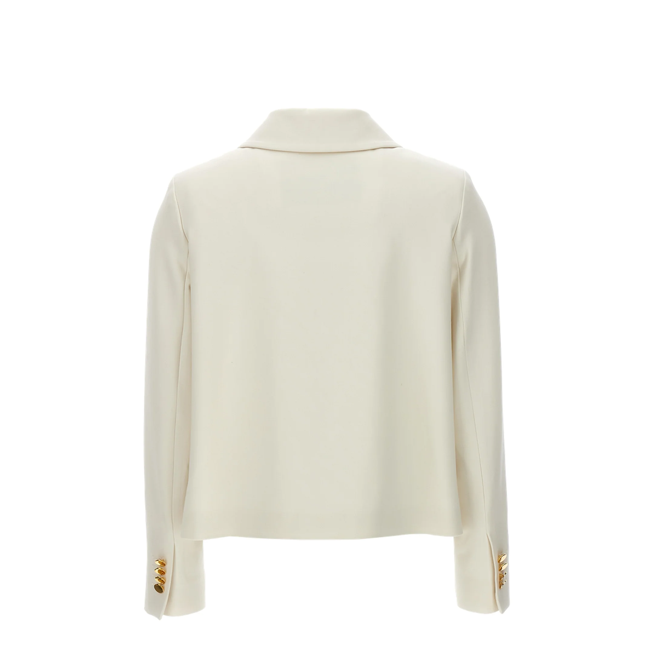 Cropped Double Breasted Jacket - Image 2