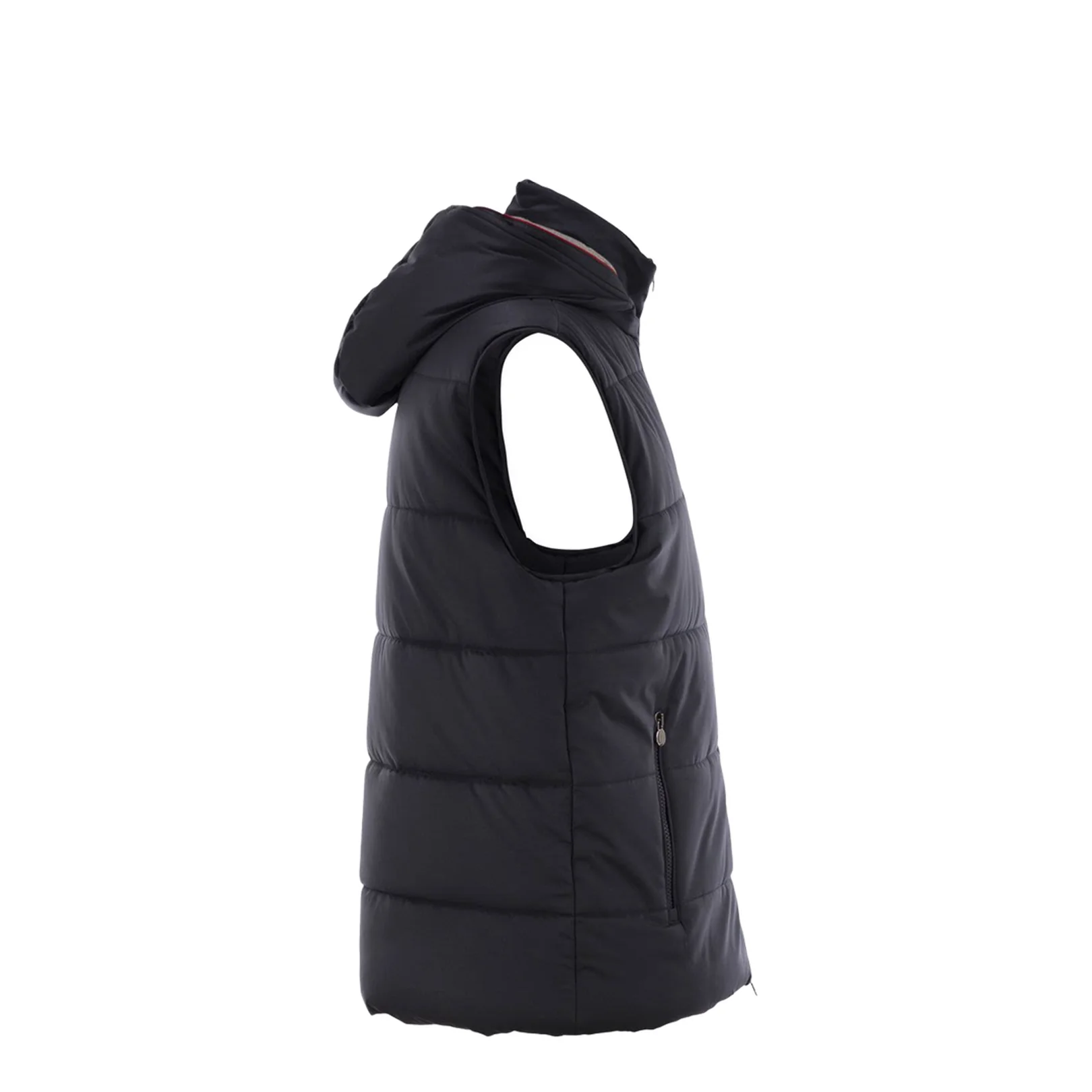 Hooded Sleeveless Jacket - Image 3