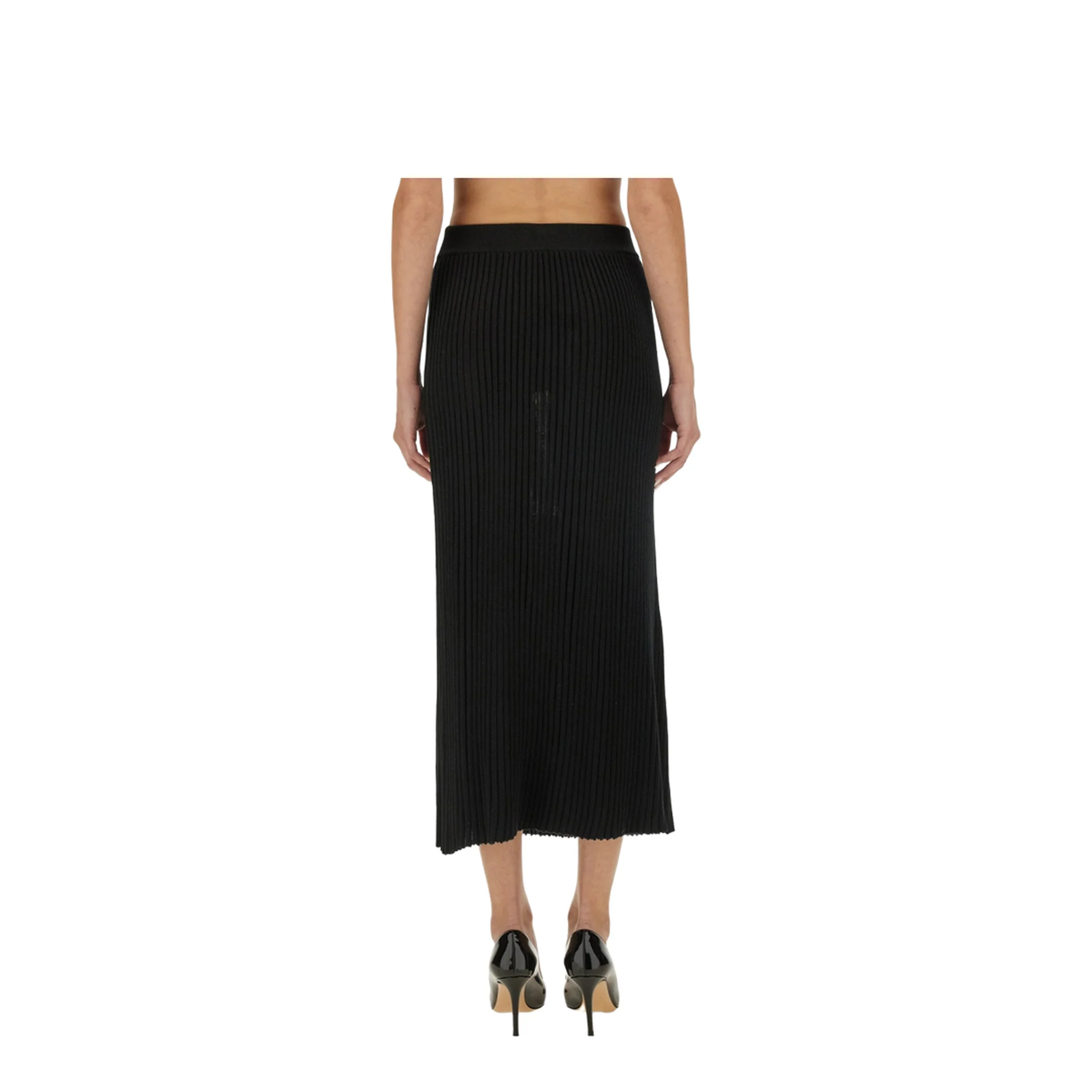 Knit Skirt Black - Image 3