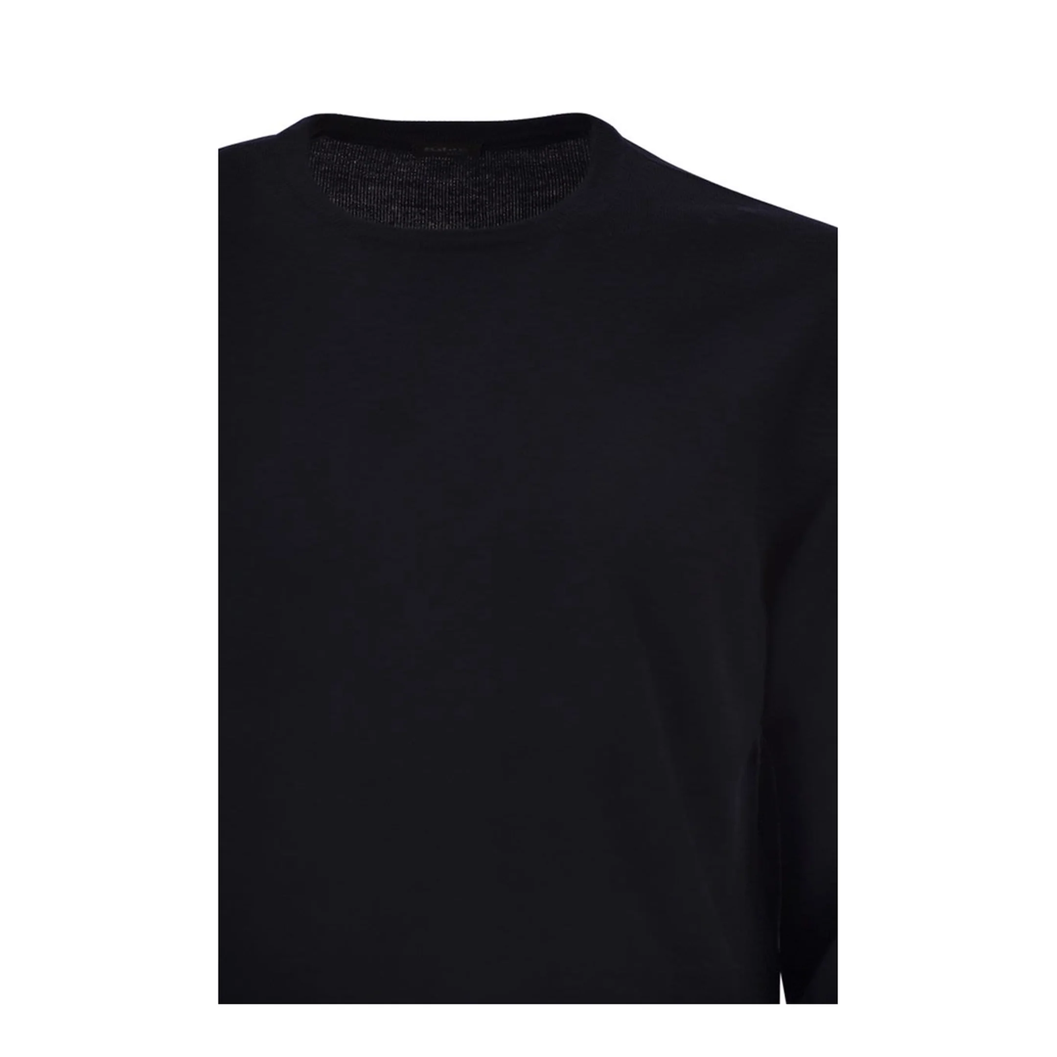 Long Sleeved Wool Sweater Navy - Image 4