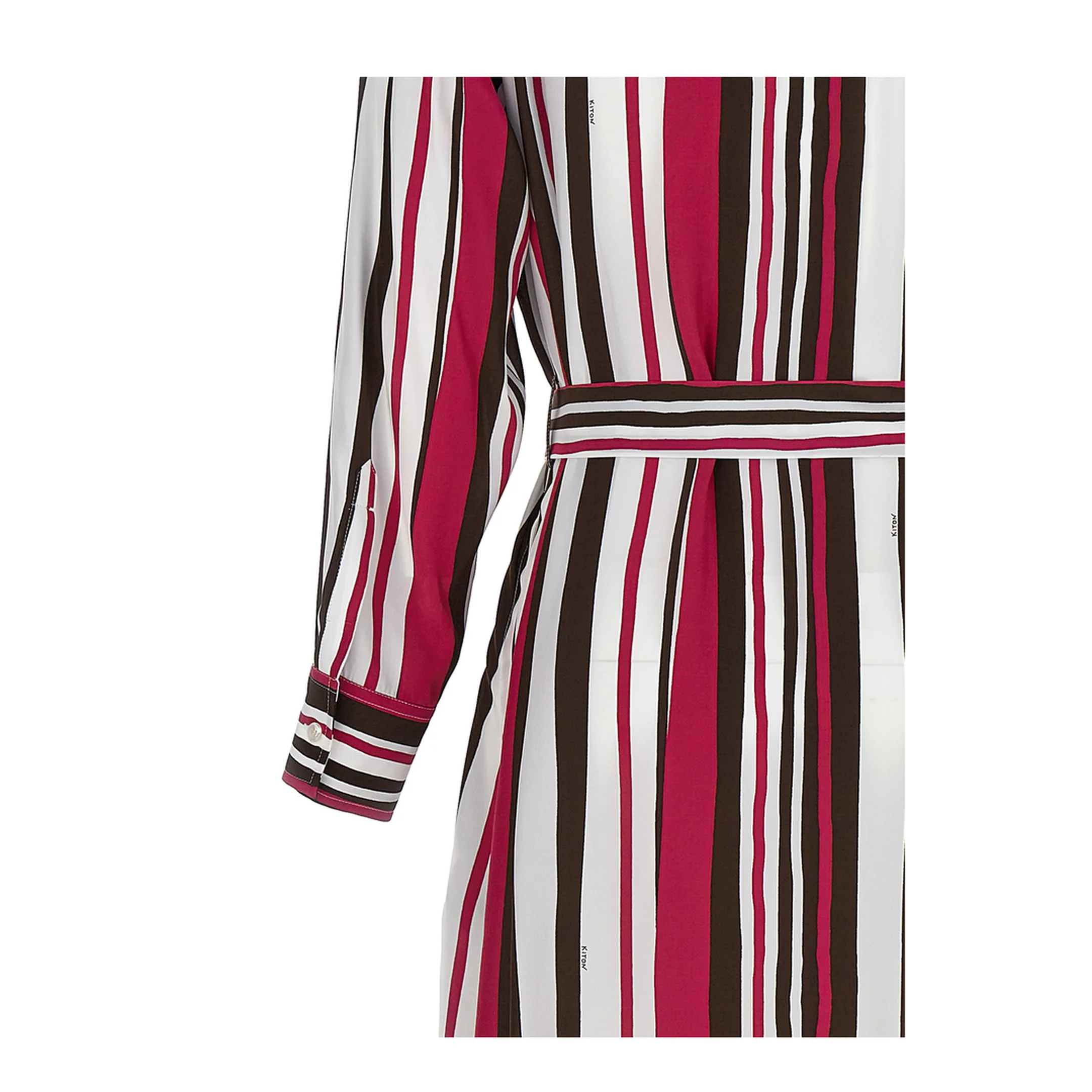 Striped Shirt Dress - Image 4