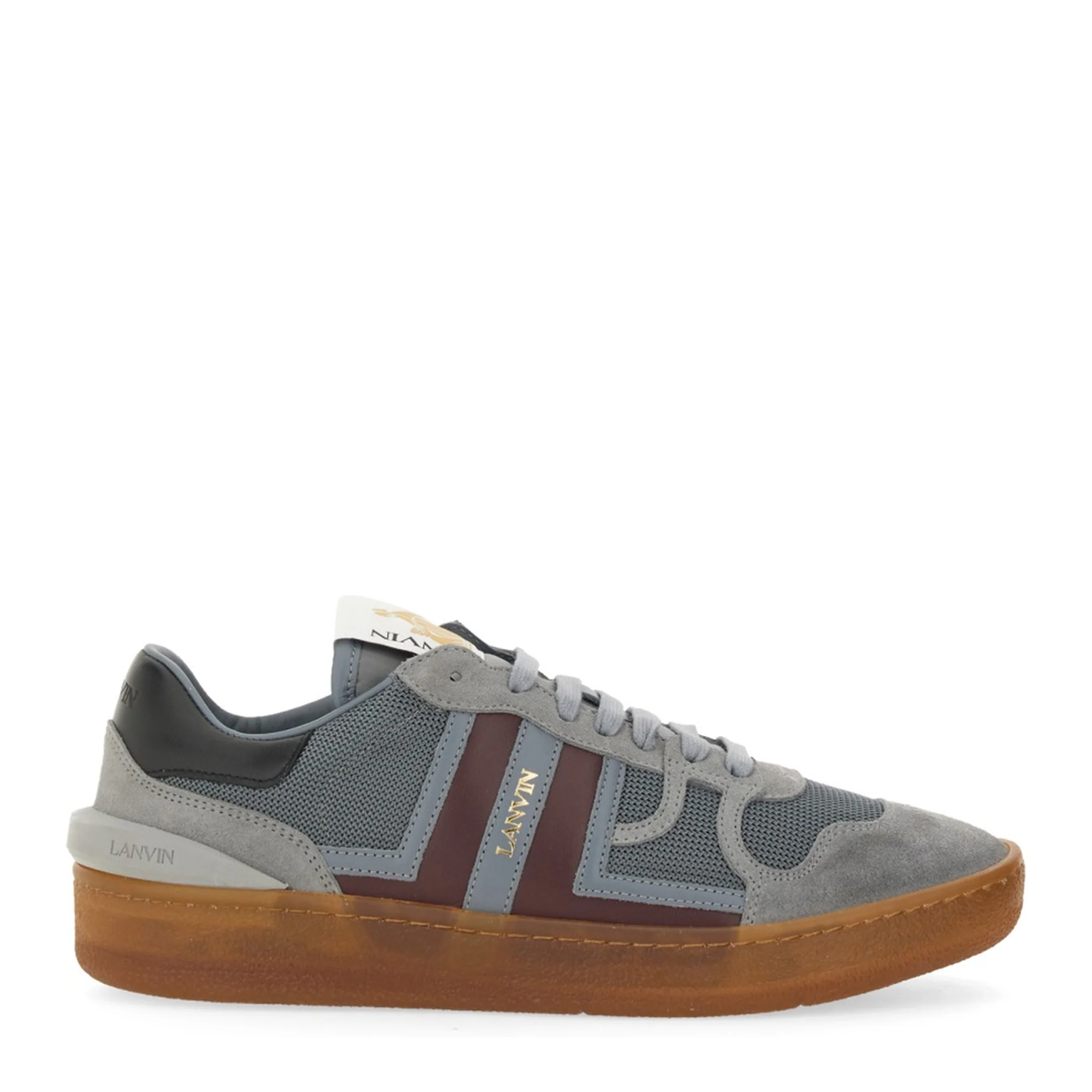 Mesh, Suede and Nappa Leather Sneaker