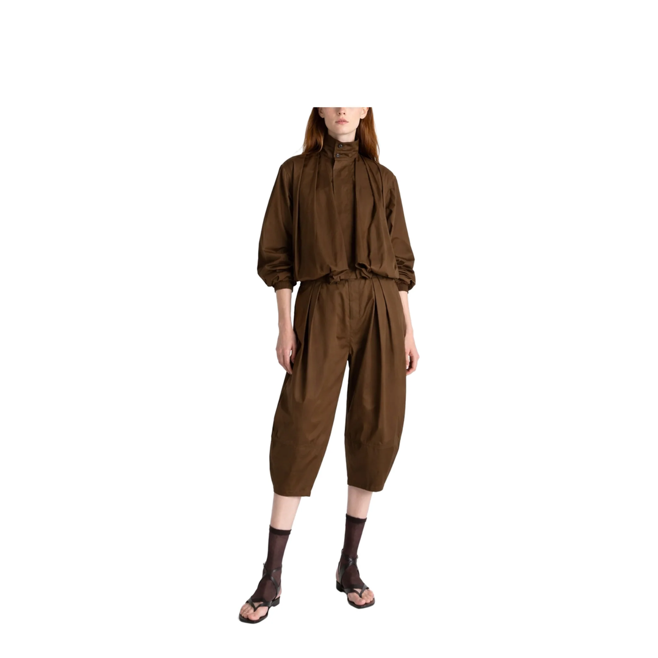 Pleated Bomber Jacket - Image 2