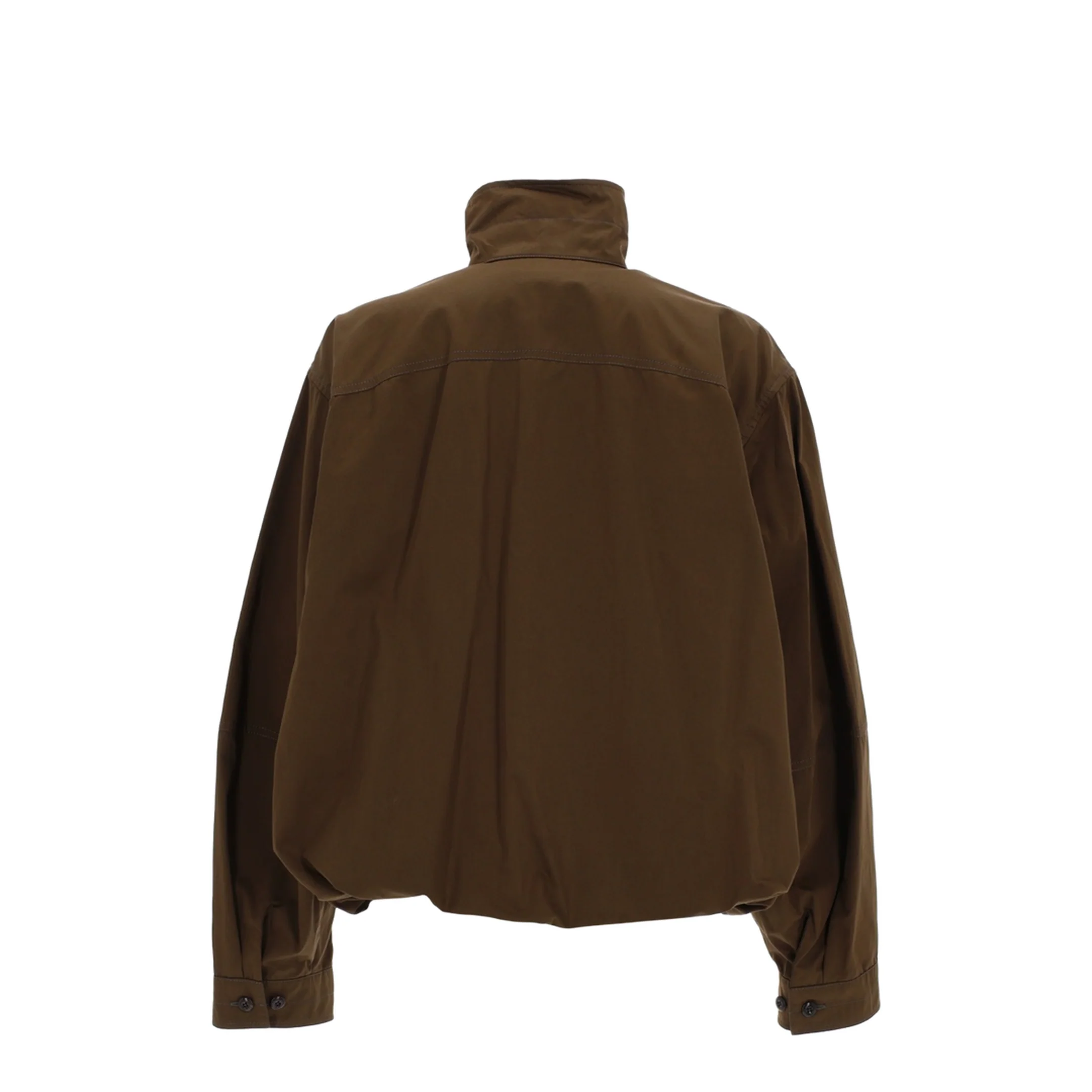 Pleated Bomber Jacket - Image 3