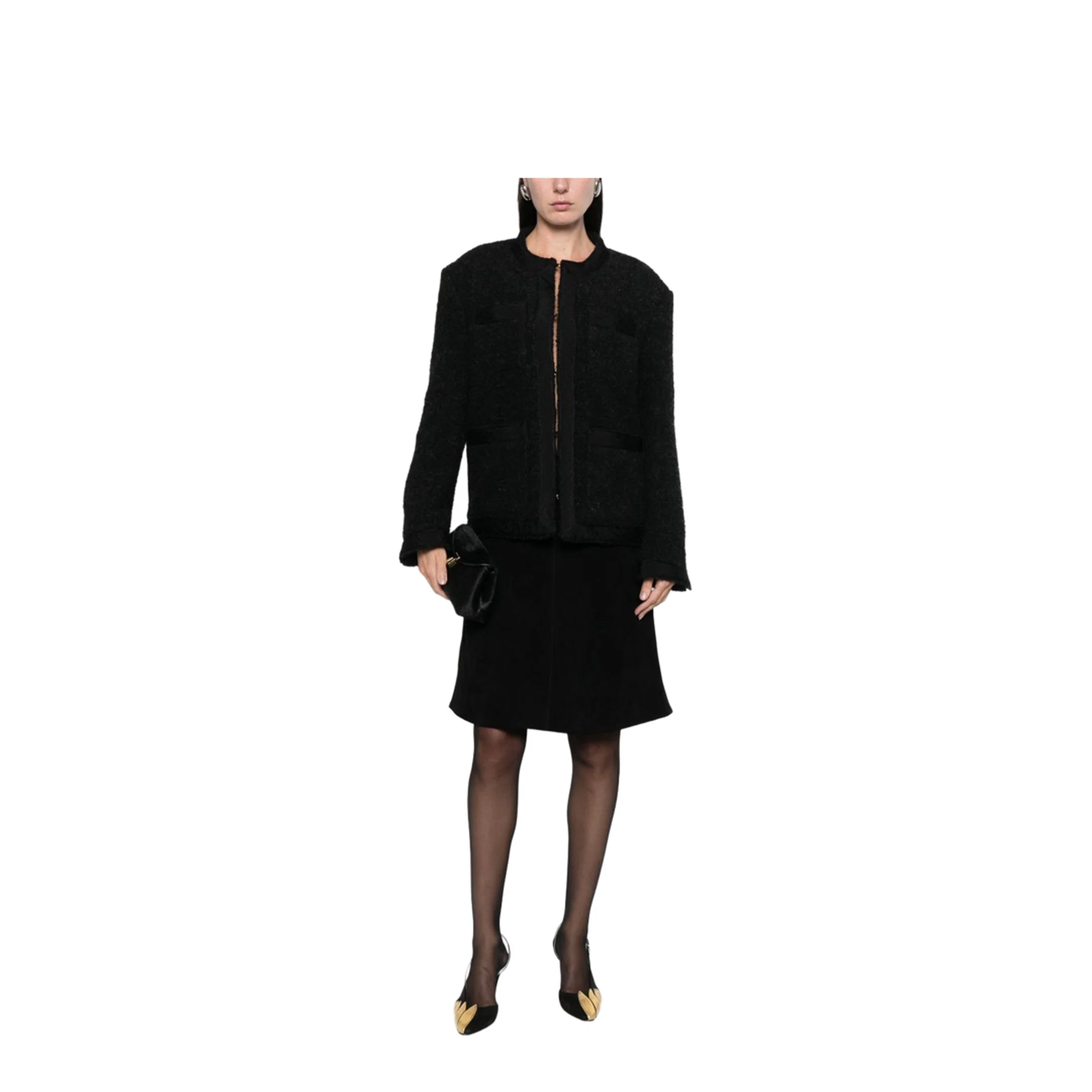 Wool Jacket - Black - Image 5