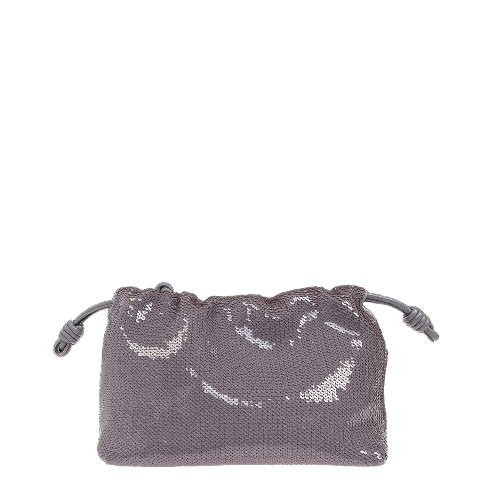 Flamenco Purse Medium Calfskin Shoulder Bag - Grey - Image 3