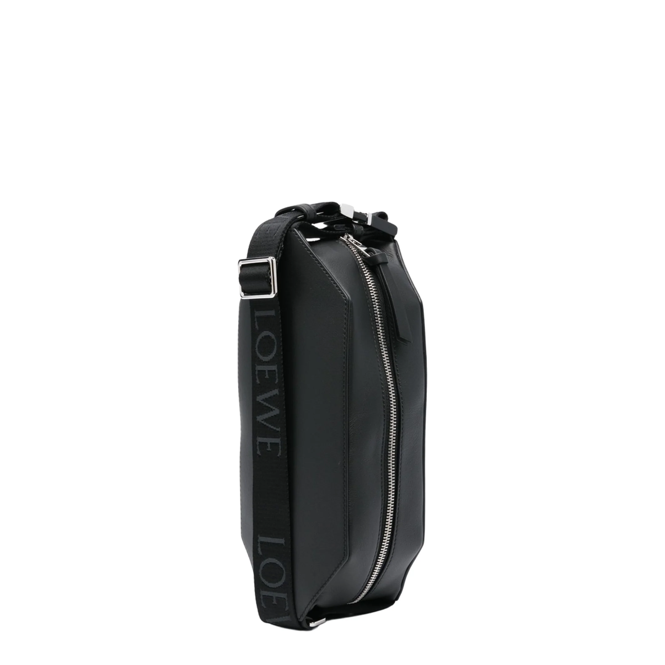 Convertible Leather Sling Bags - Black - Image 2