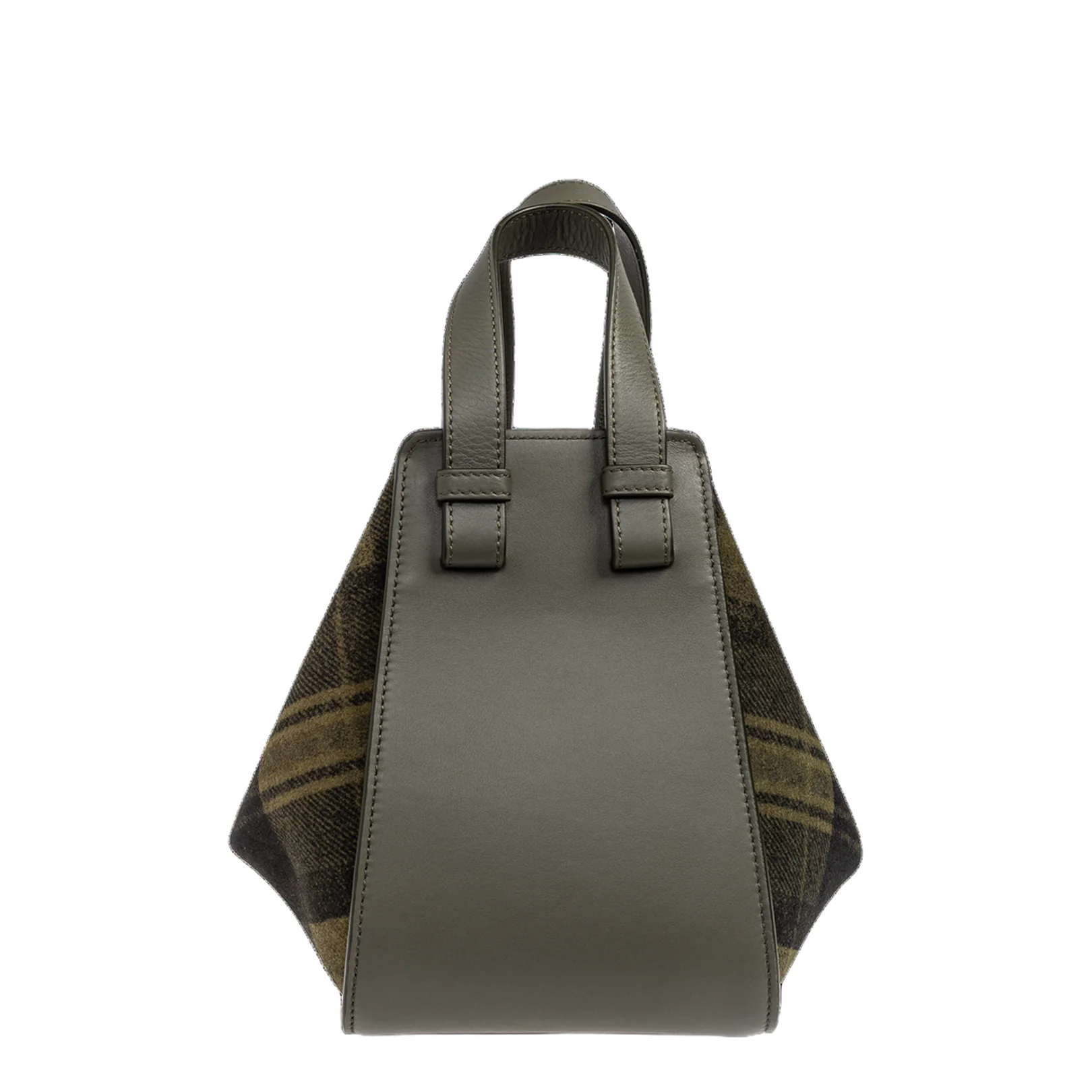 Hammock Leather Shoulder Bag - Khaki Green - Image 3