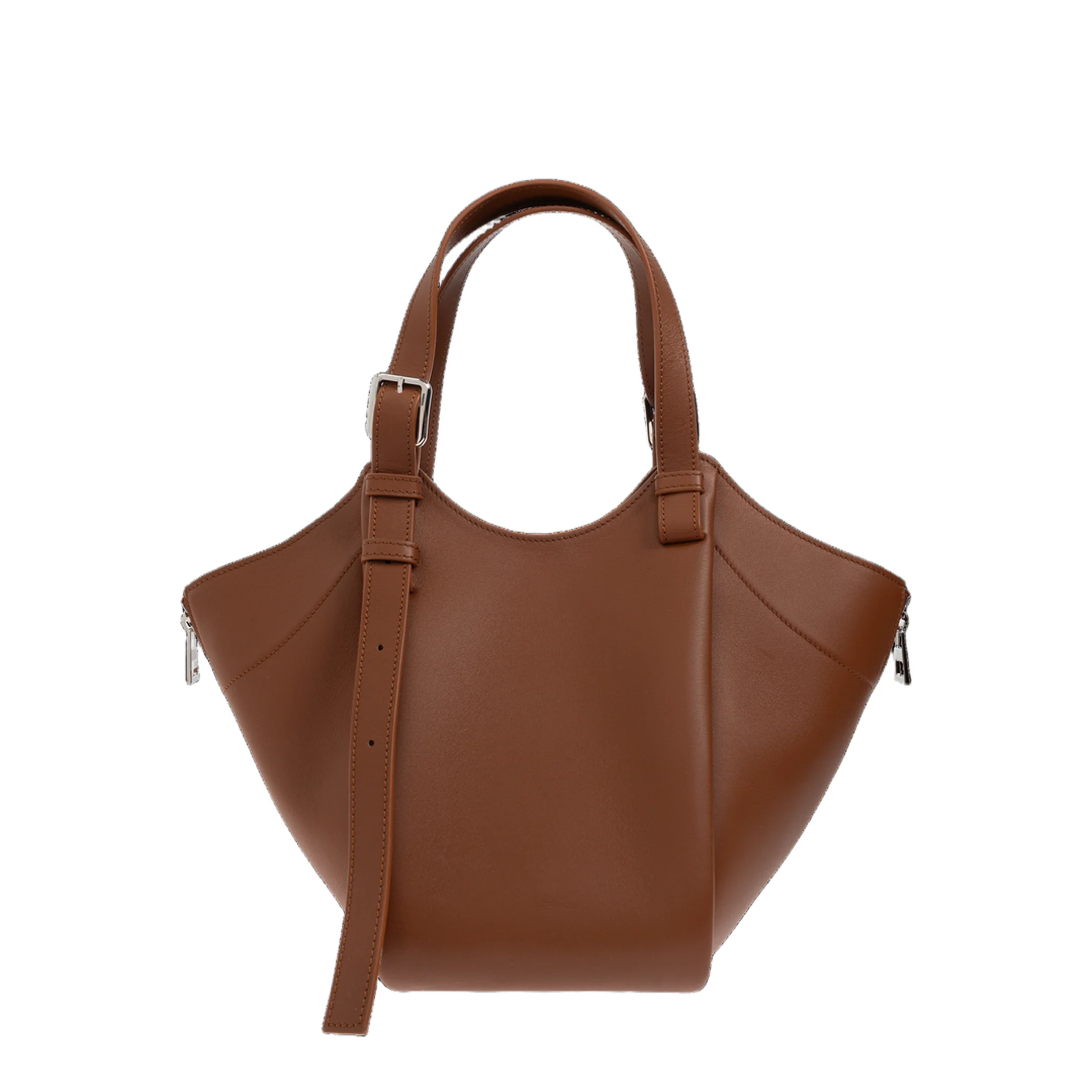 Hammock Flip Medium Shoulder Bag - Brown - Image 3