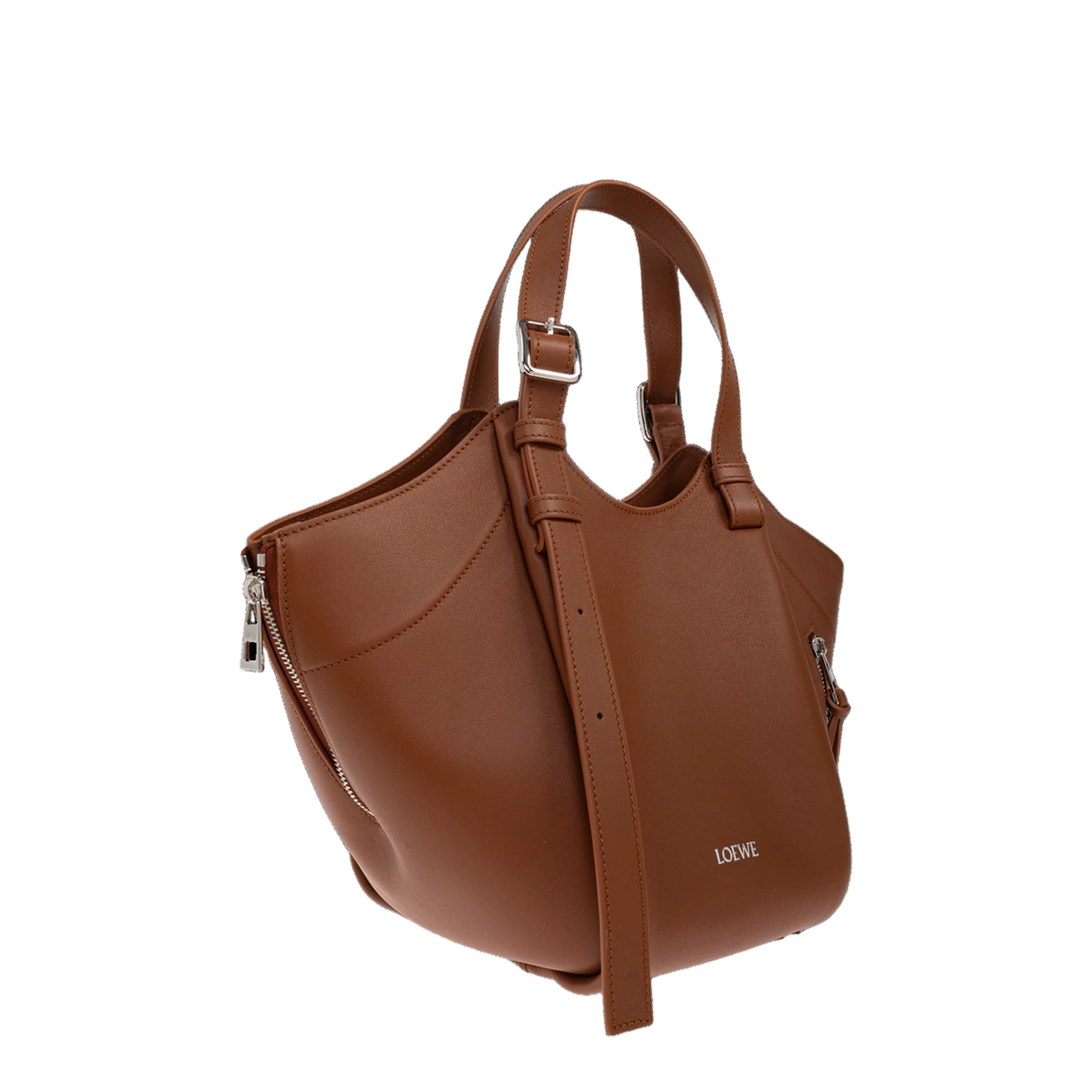 Hammock Flip Medium Shoulder Bag - Brown - Image 4