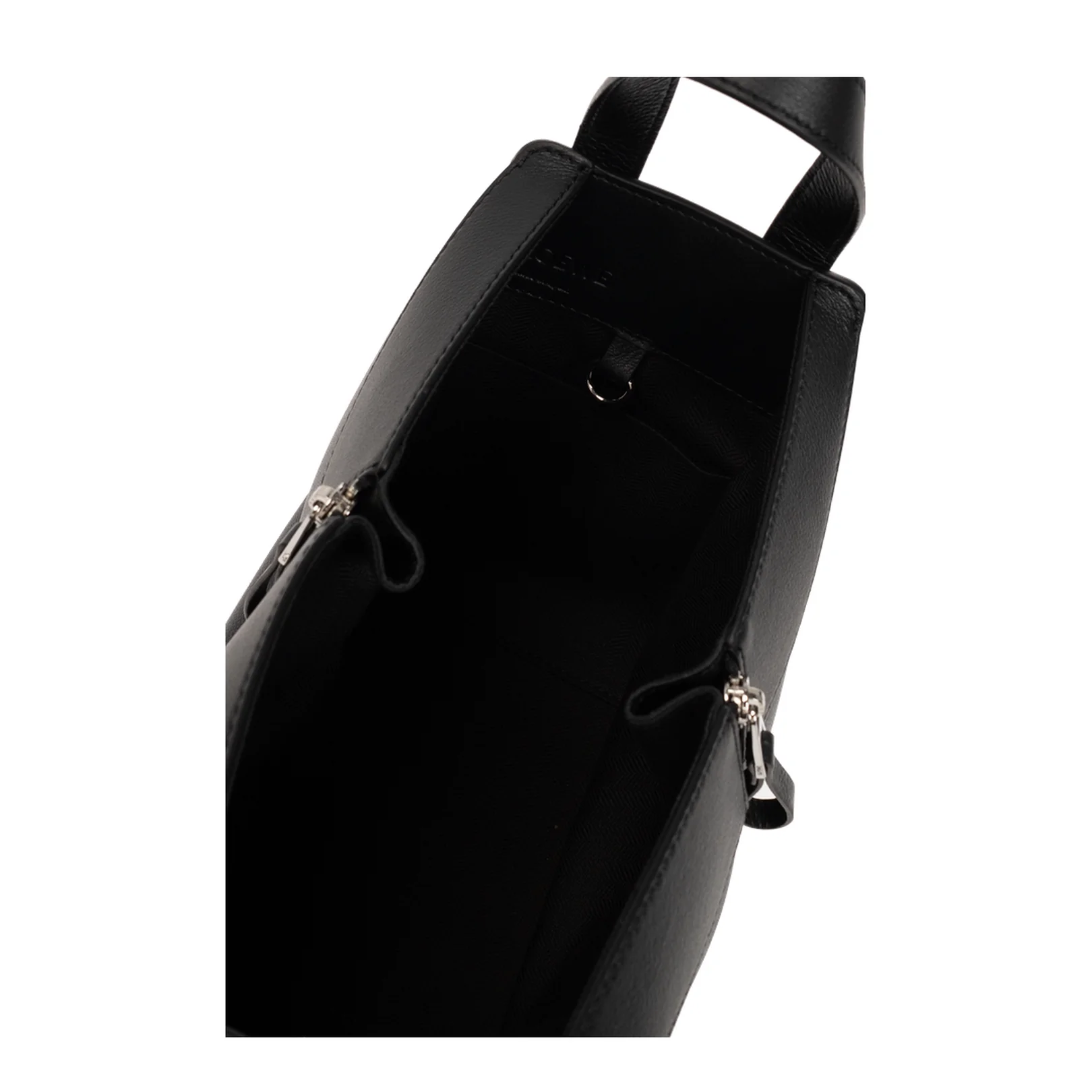 Hammock Leather Shoulder Bag - Black - Image 5