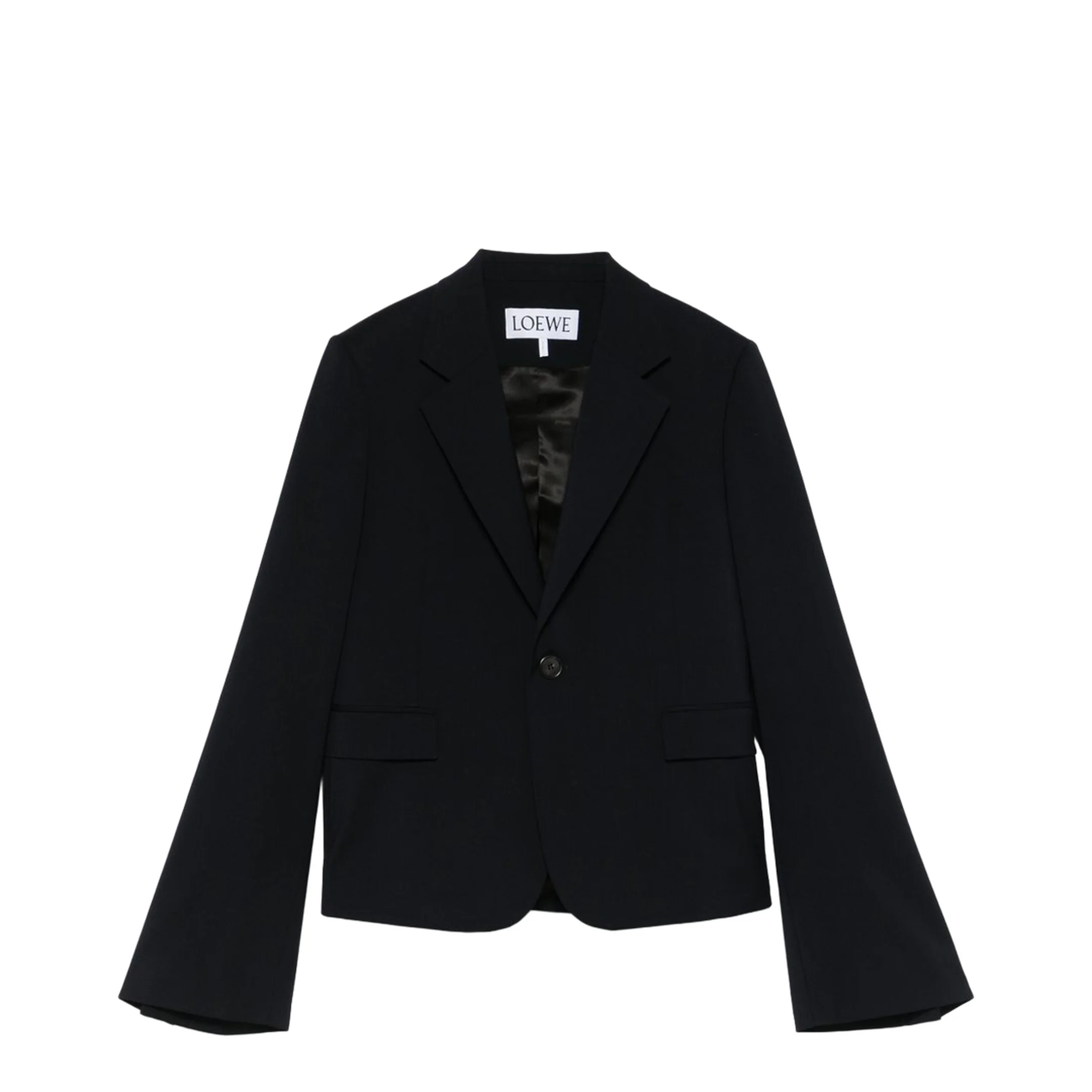 Jacket in Wool Blue