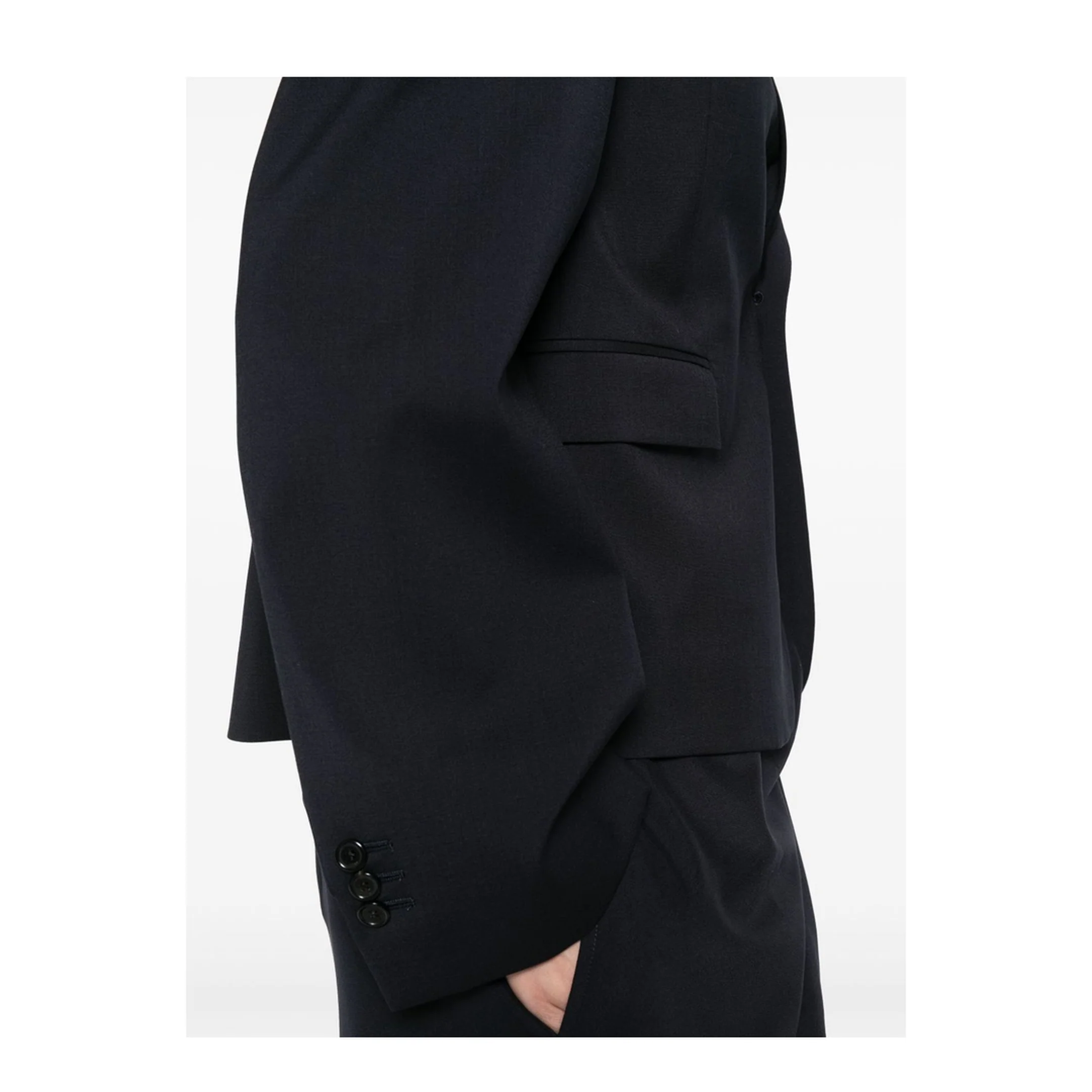 Jacket in Wool Blue - Image 3