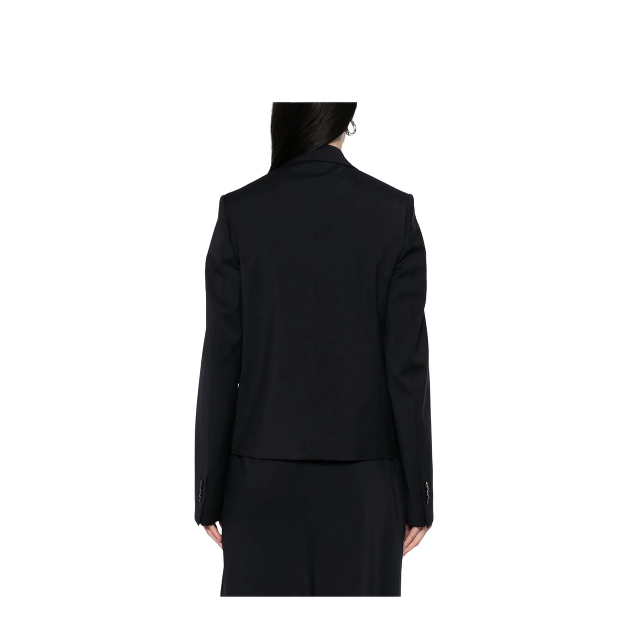 Jacket in Wool Blue - Image 4