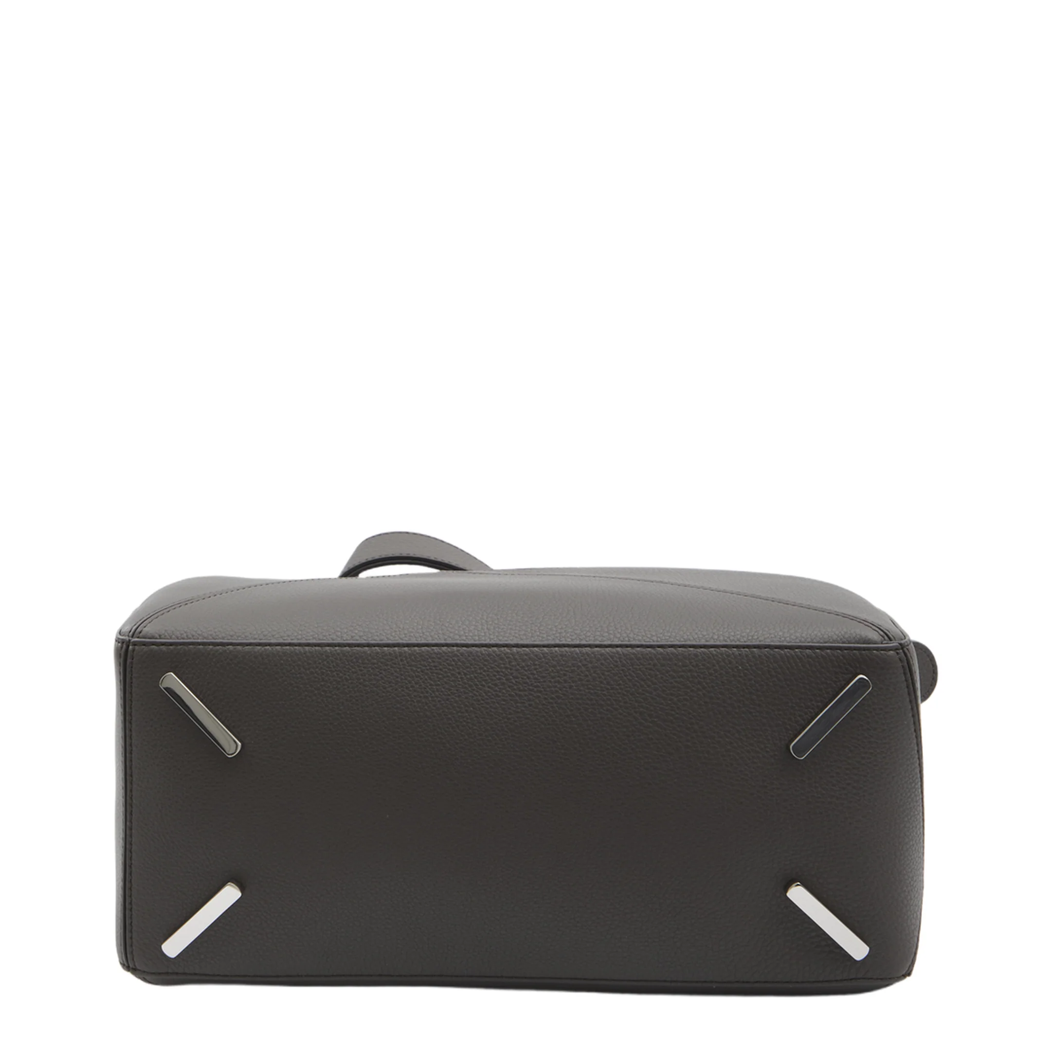 Large Puzzle Bag in Supple Grained Calfskin Brown - Image 3