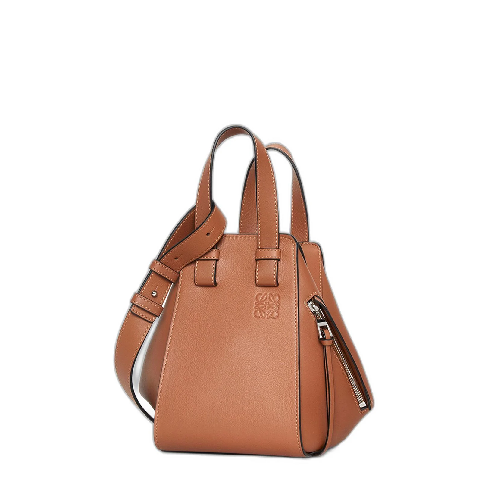 Hammock Calfskin Shoulder Bag - Brown - Image 3