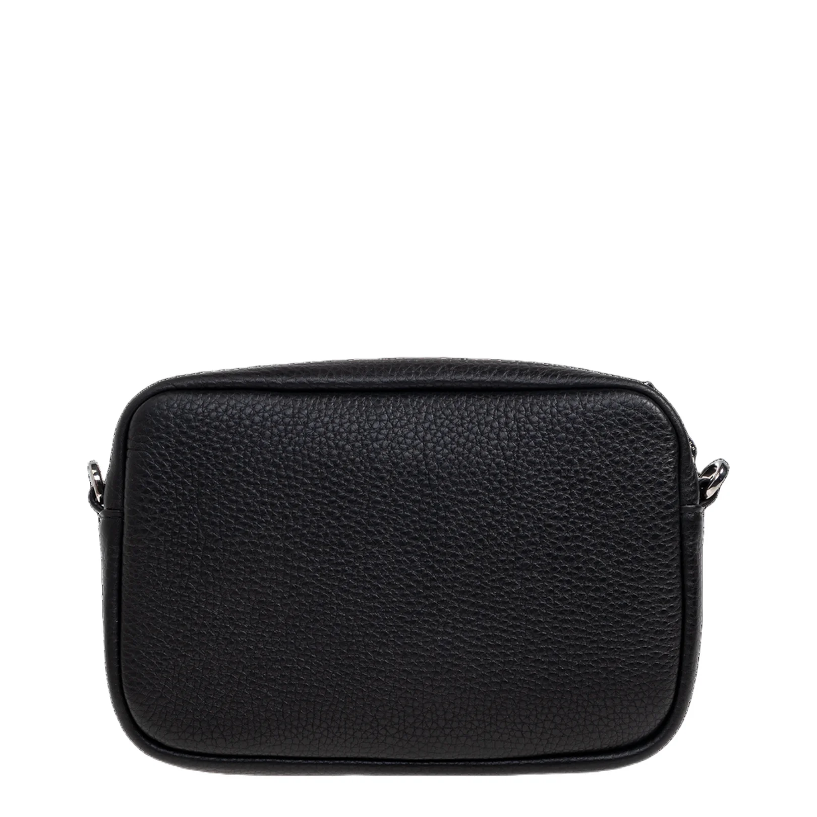 Pebble Small Leather Messenger Bags - Black - Image 3