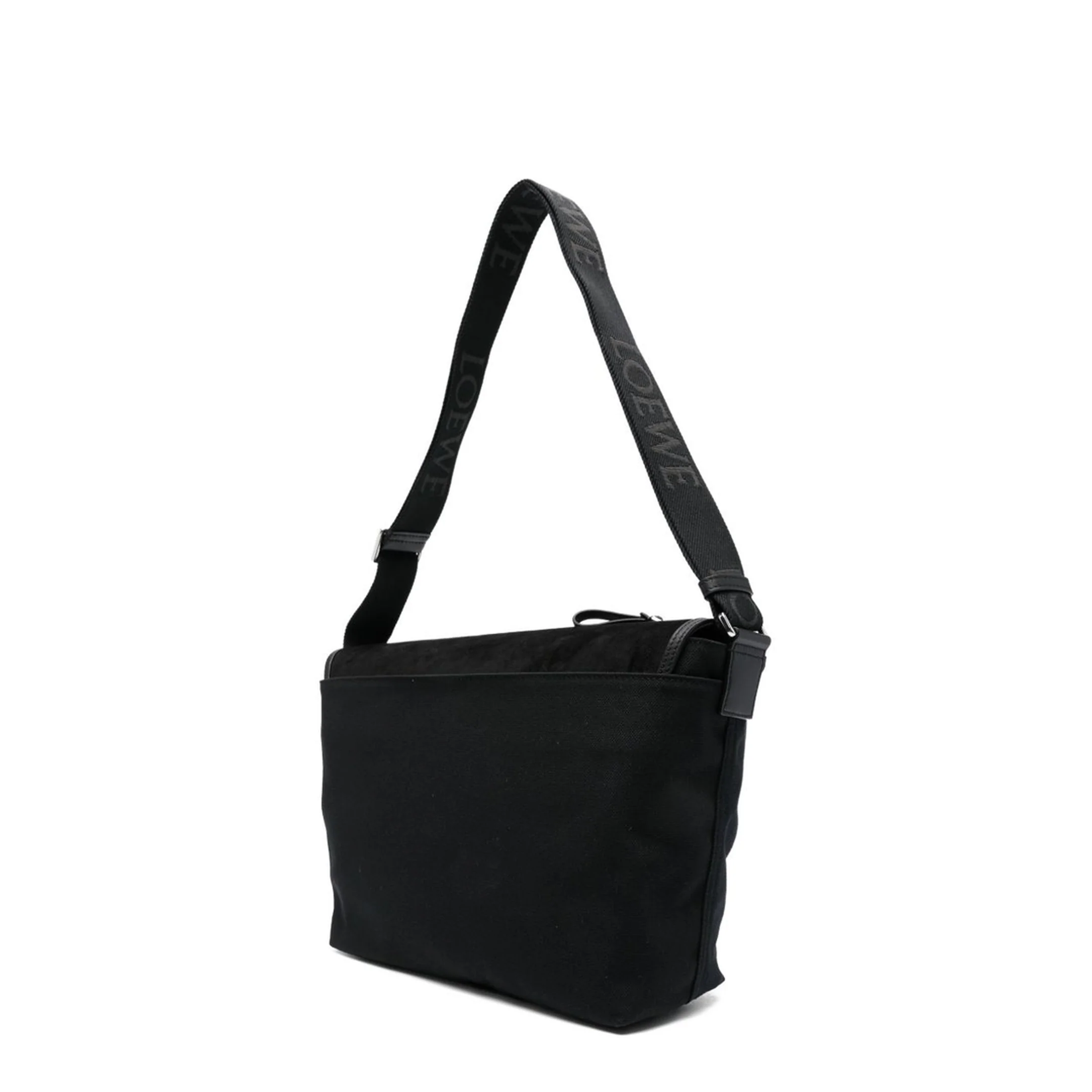 Flex Medium Suede Crossbody Bag - Black - Image 2
