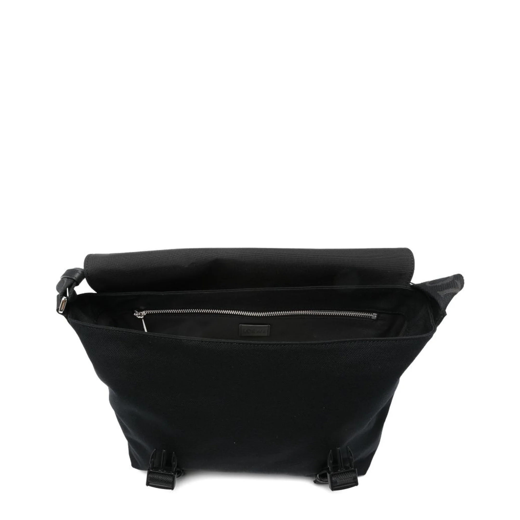 Flex Medium Suede Crossbody Bag - Black - Image 3