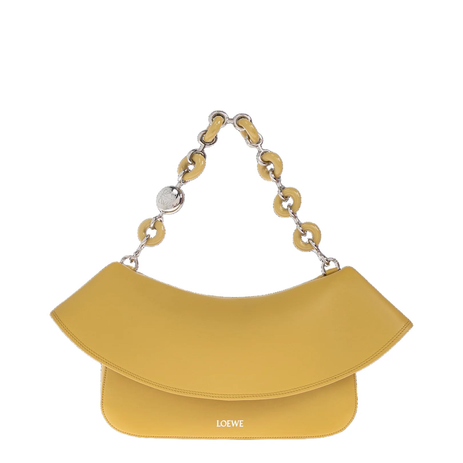 Ola Medium Calfskin Shoulder Bag - Ginger