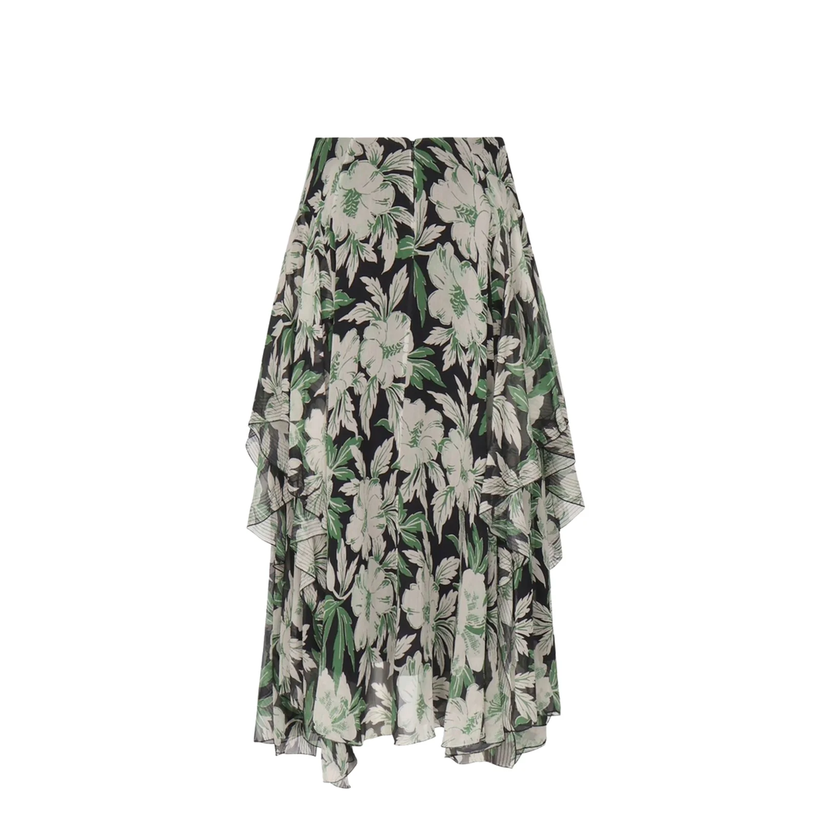 Skirt in Silk Multicolor - Image 2