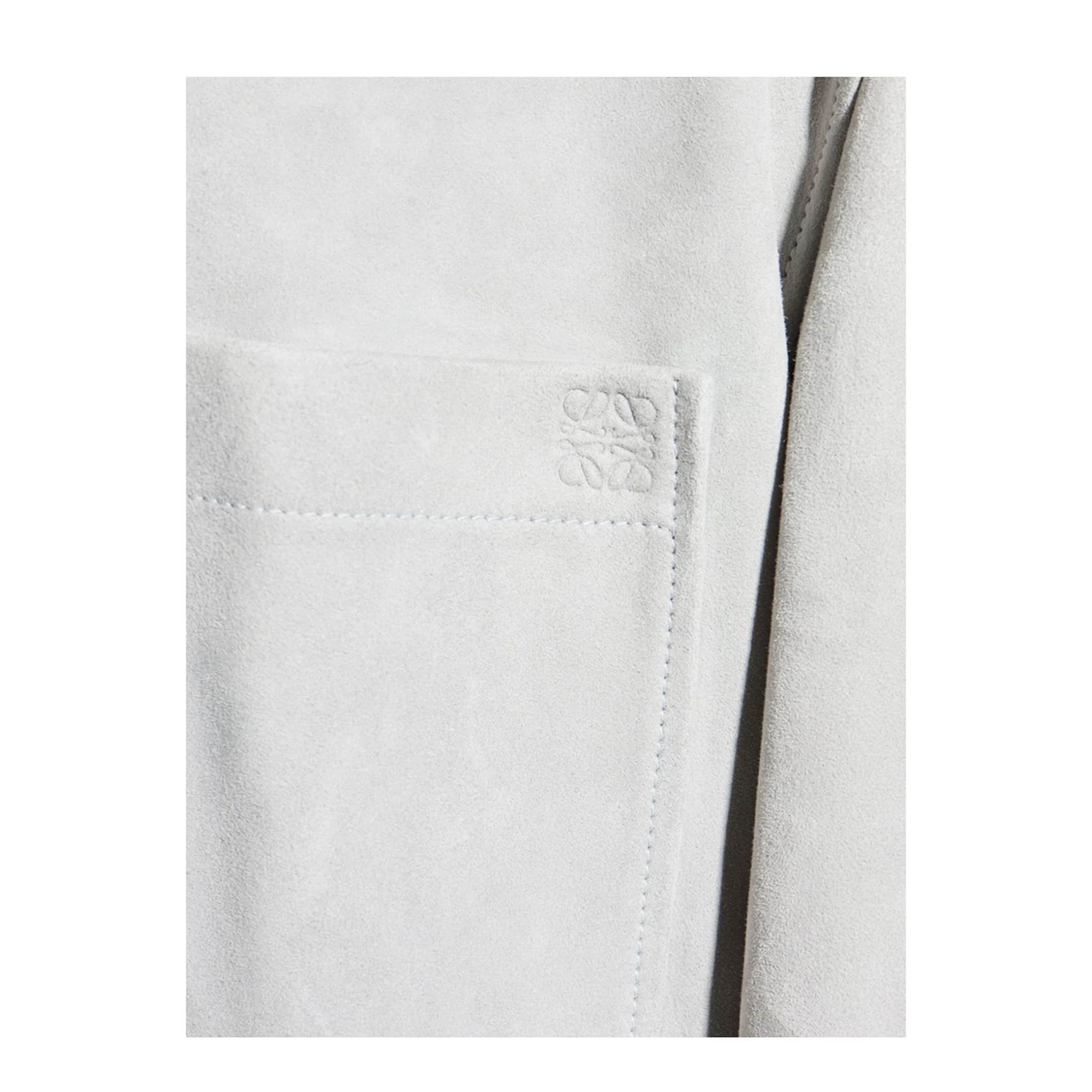 Suede Leather Overshirt - Image 5
