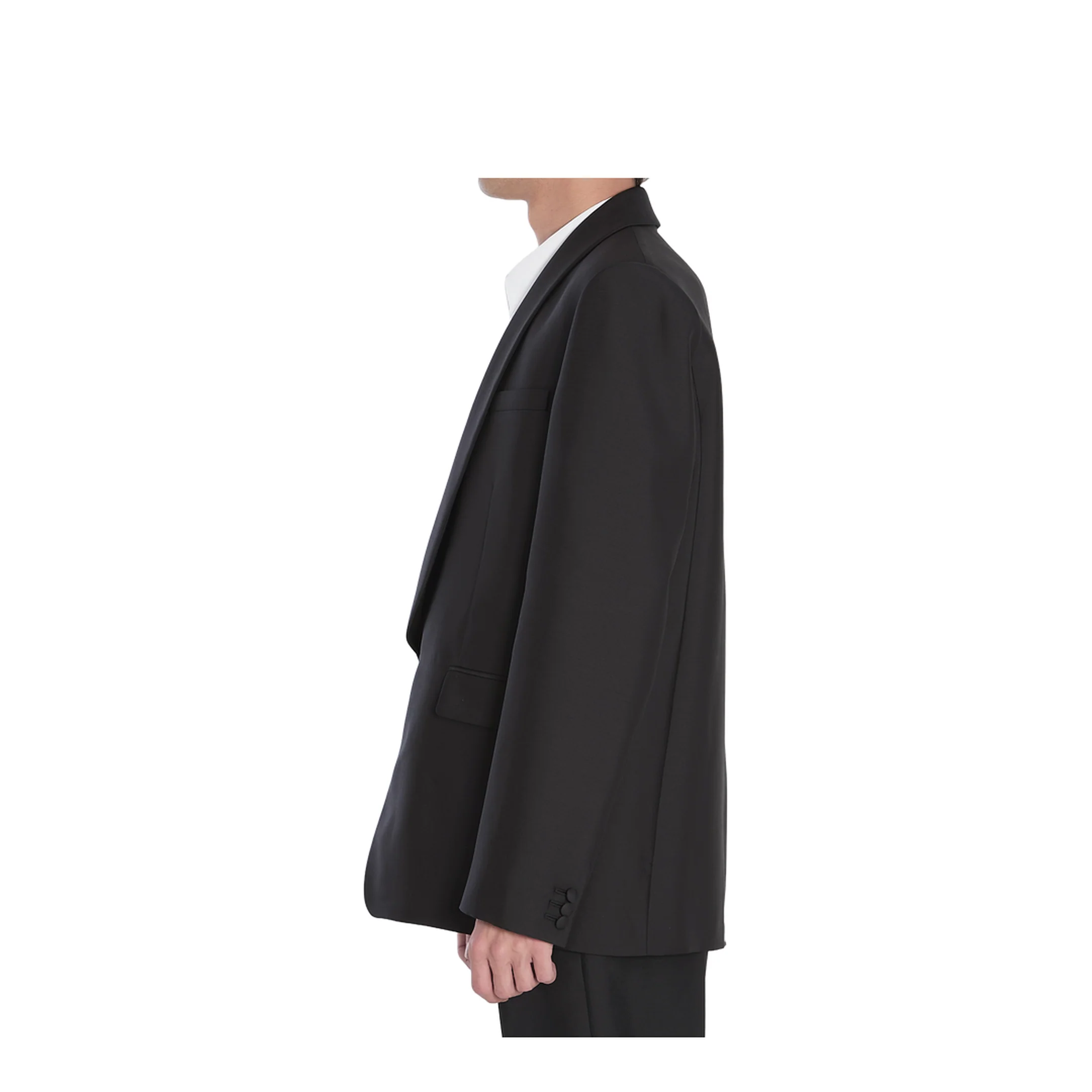 Wool and silk jacket - Image 3