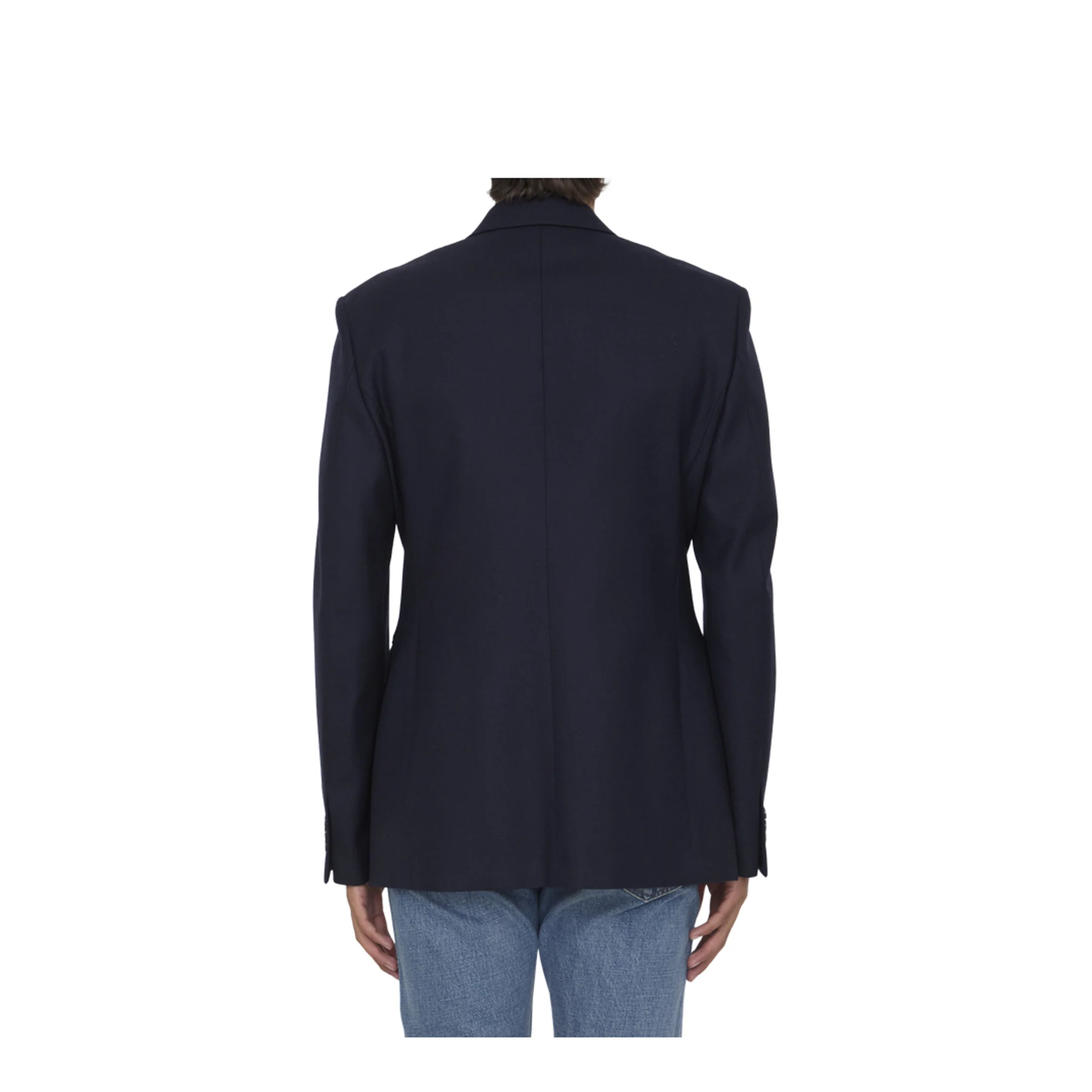 Wool Double-Breasted Jacket - Image 4