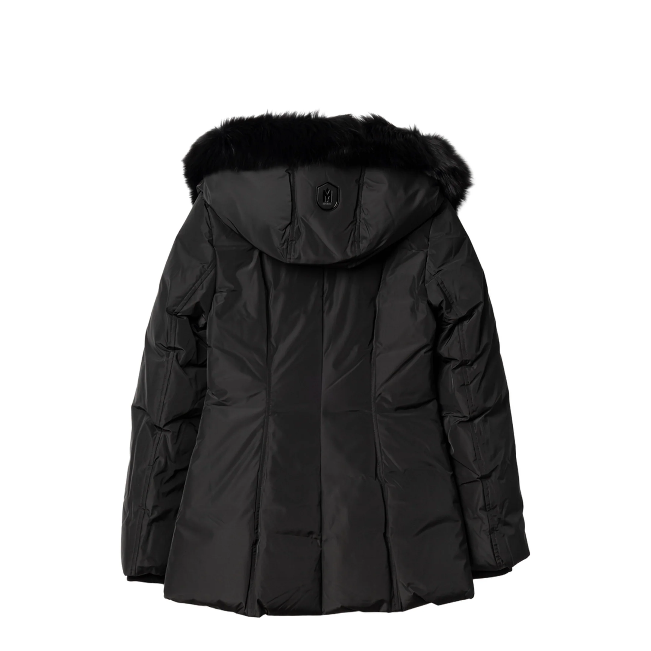 Black Polyester Down Jacket - Image 2