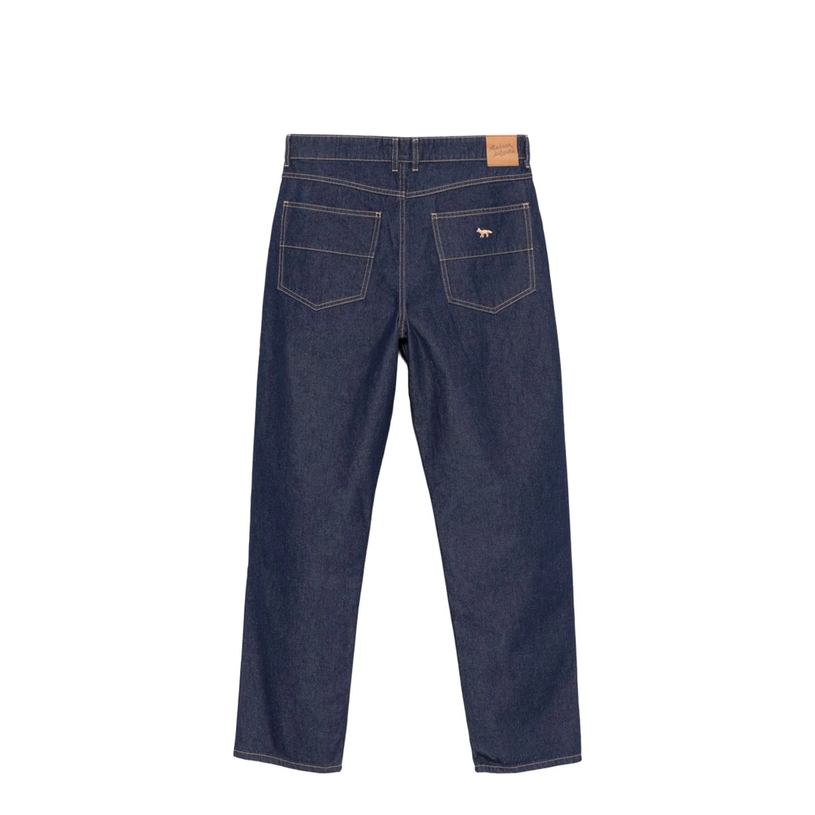 Indigo Blue Denim Straight Leg Jeans - Image 2