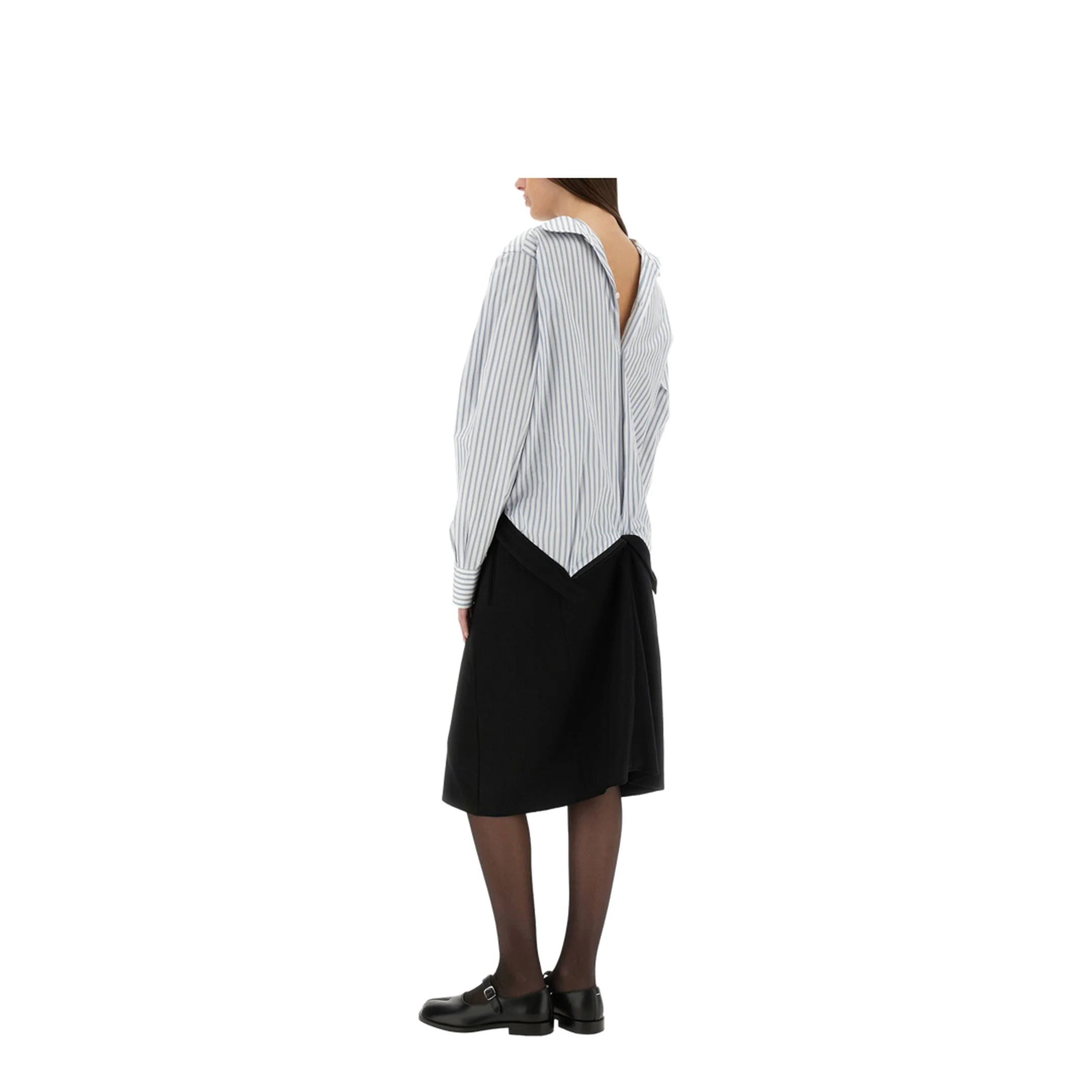 Inverted Striped Dress-Shirt - Image 2