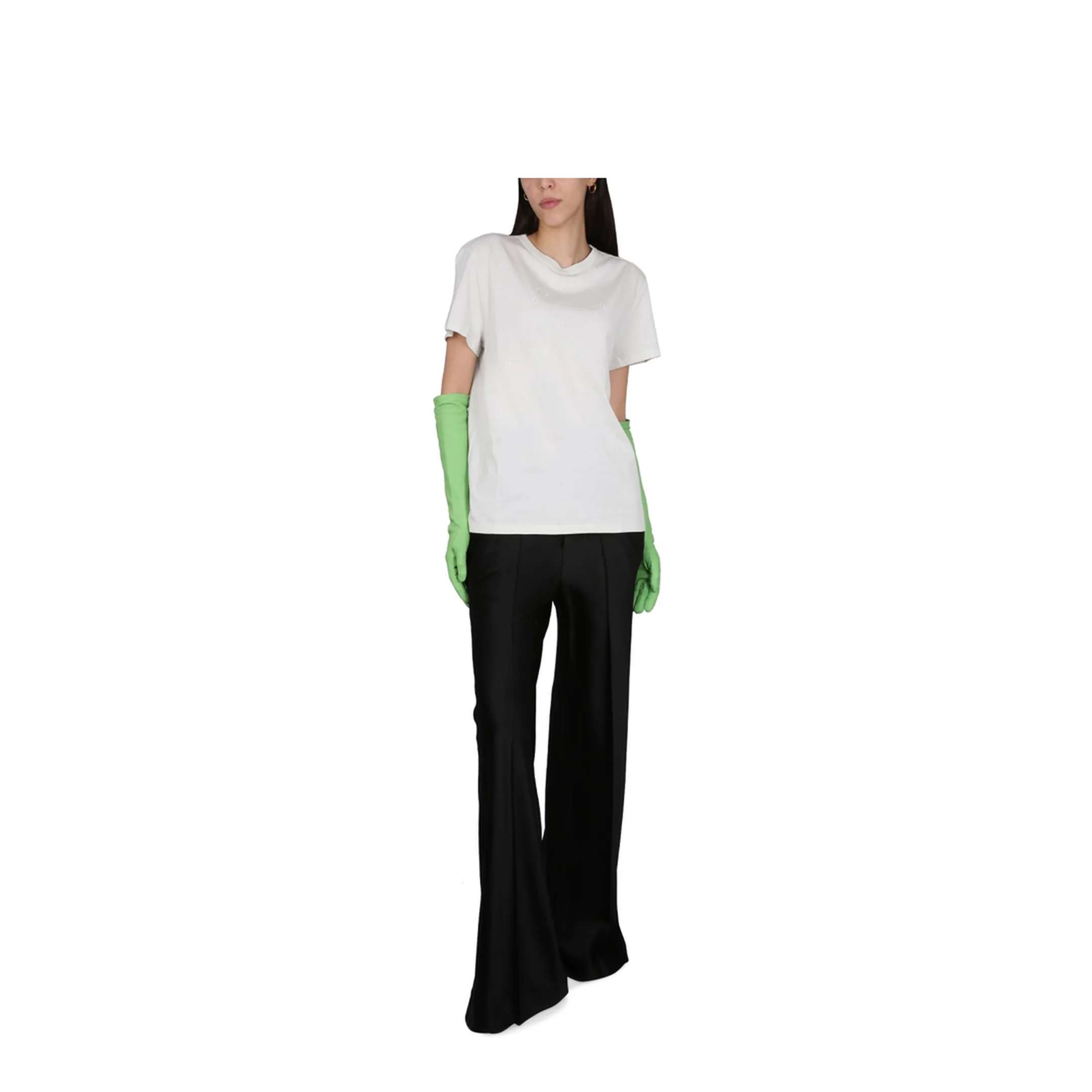 T-SHIRT WITH LOGO EMBROIDERY - Image 2