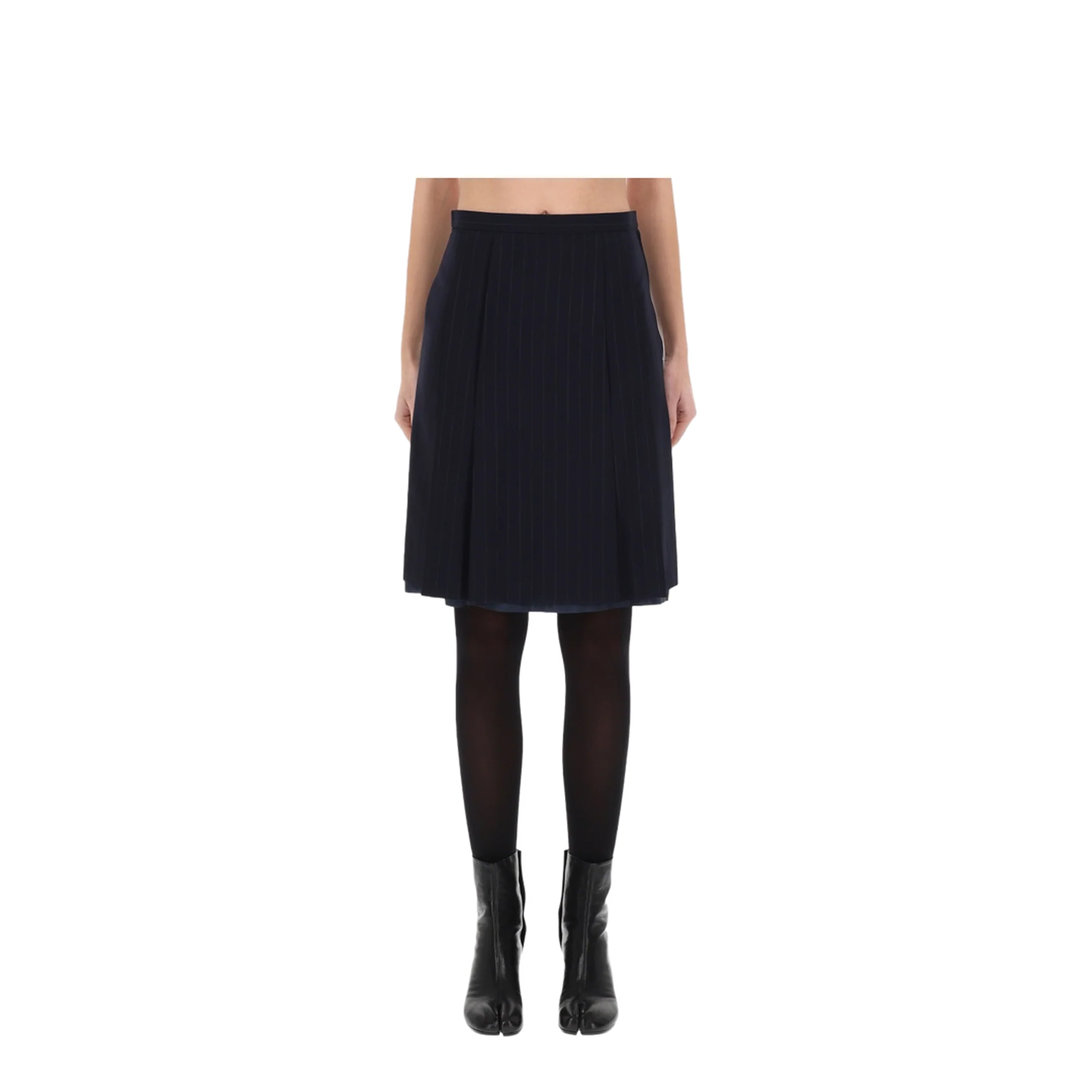 Wool Midi Skirt