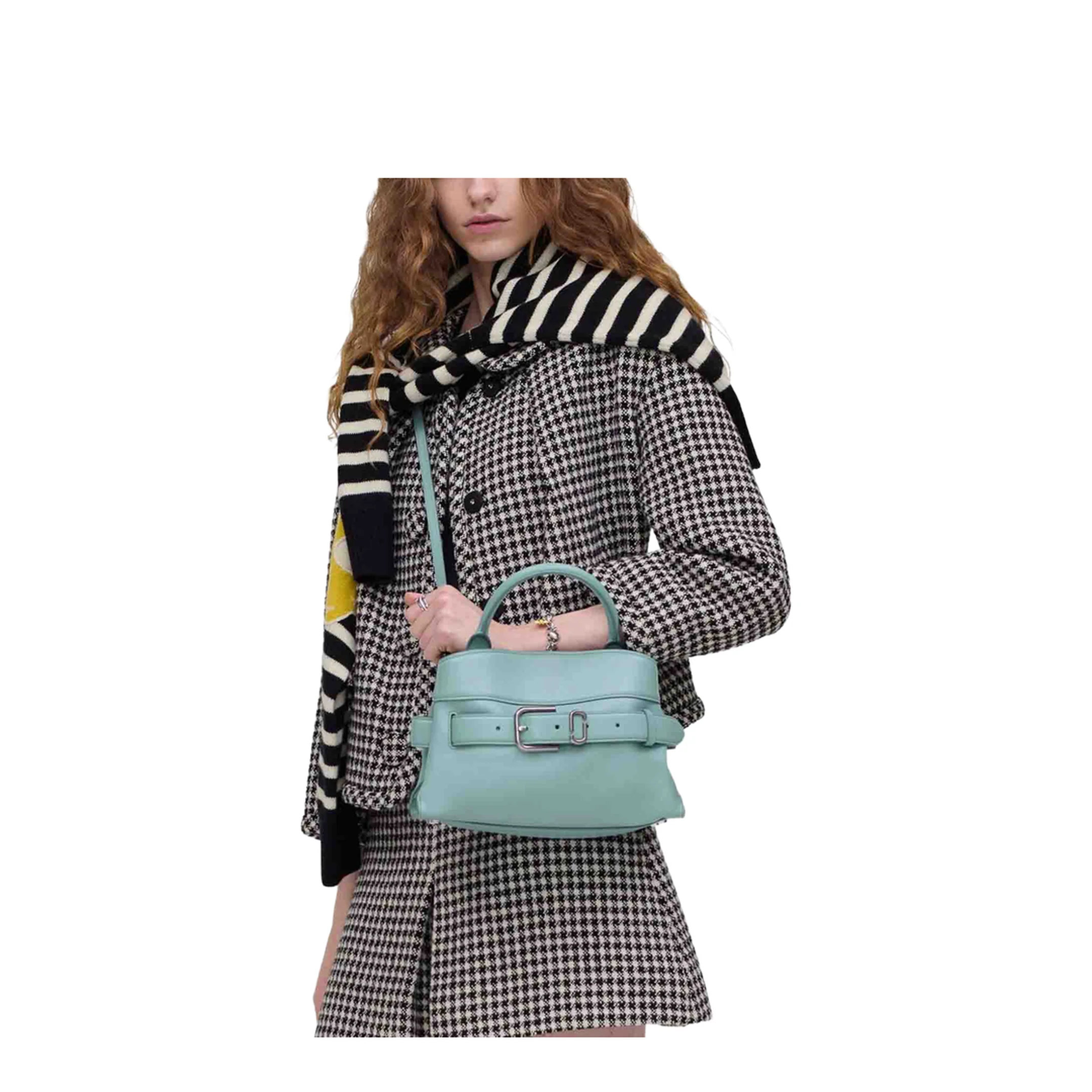 Satchel Small Leather Handbag Blue - Image 2