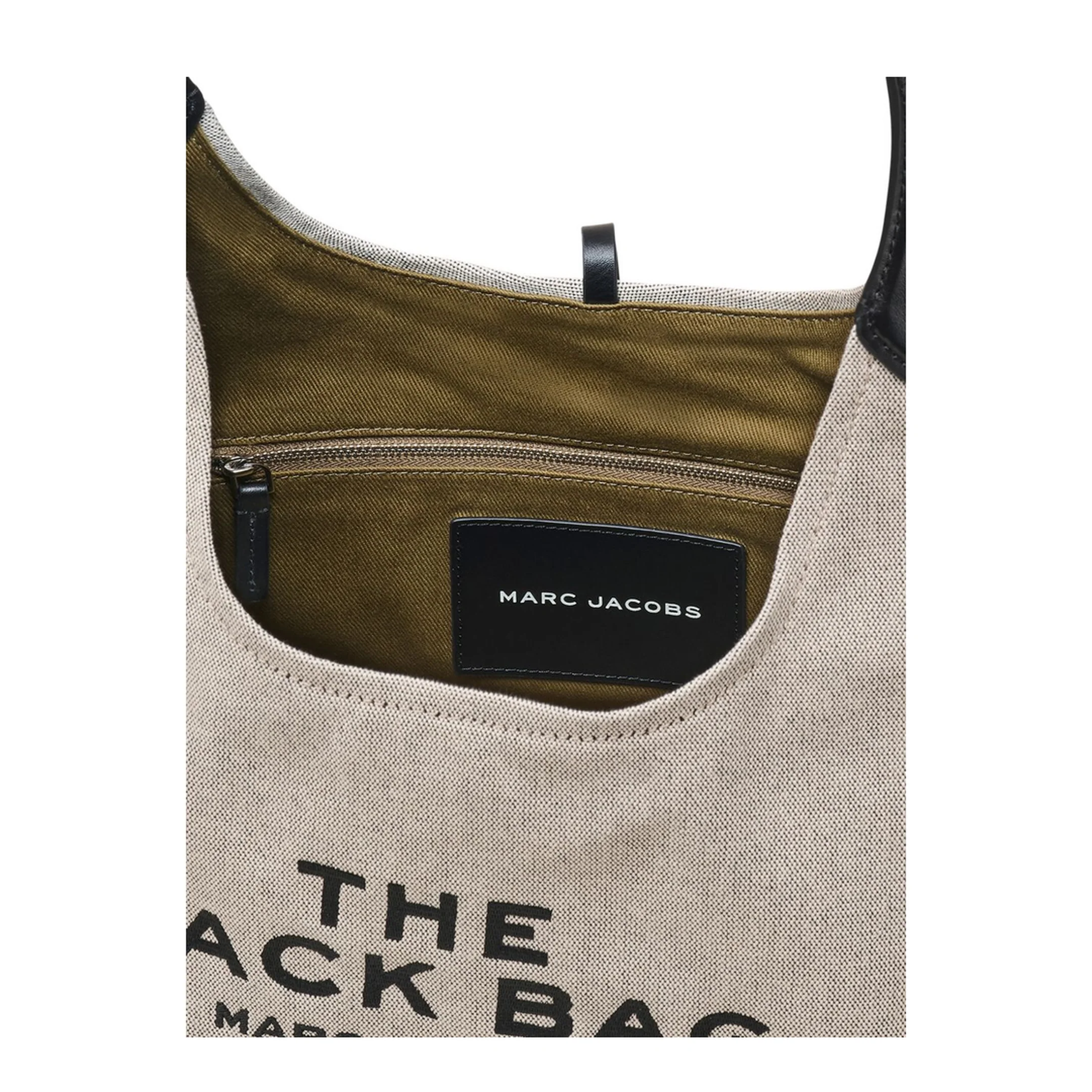 The Belted Sack Shoulder Bag - Ivory - Image 2