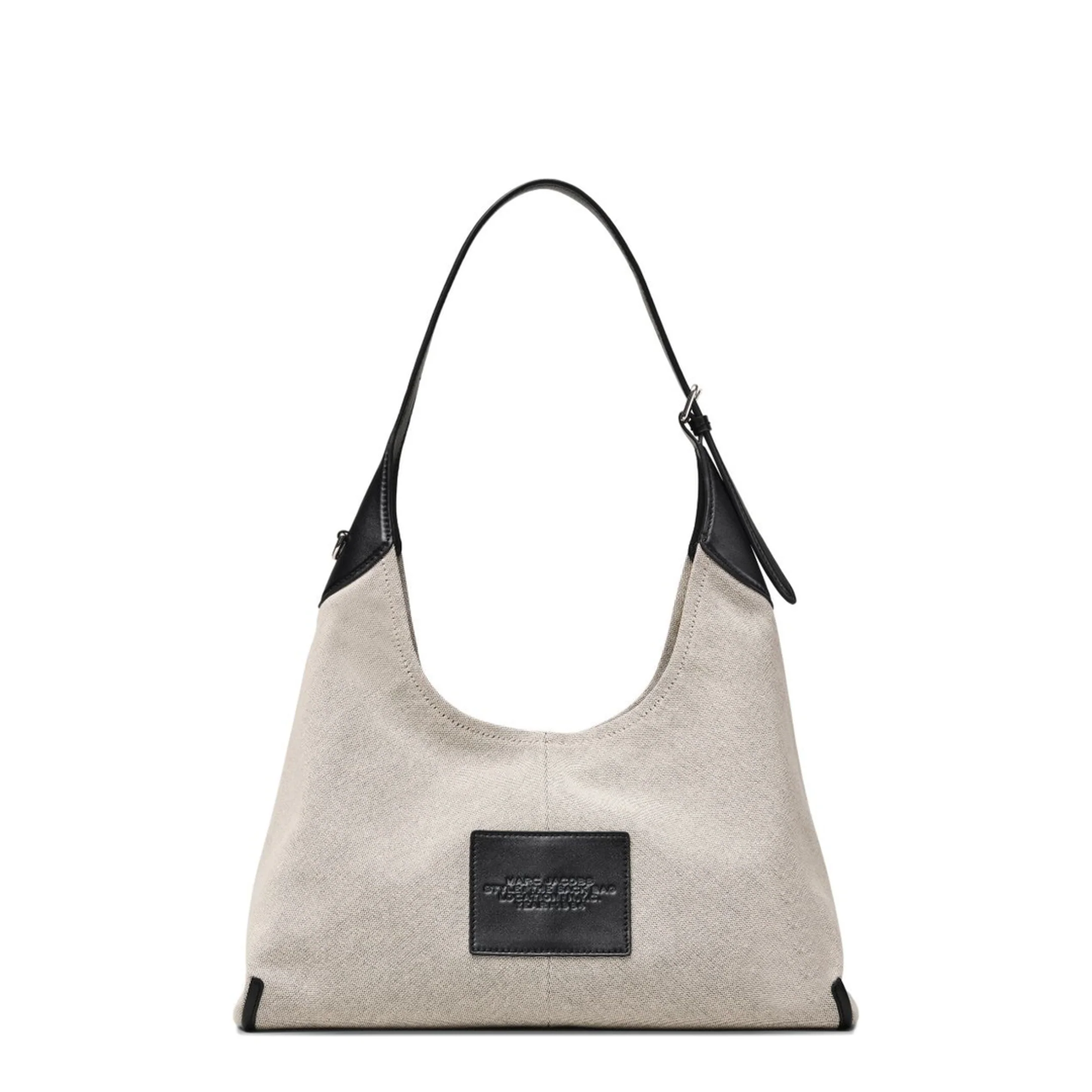 The Belted Sack Shoulder Bag - Ivory - Image 5