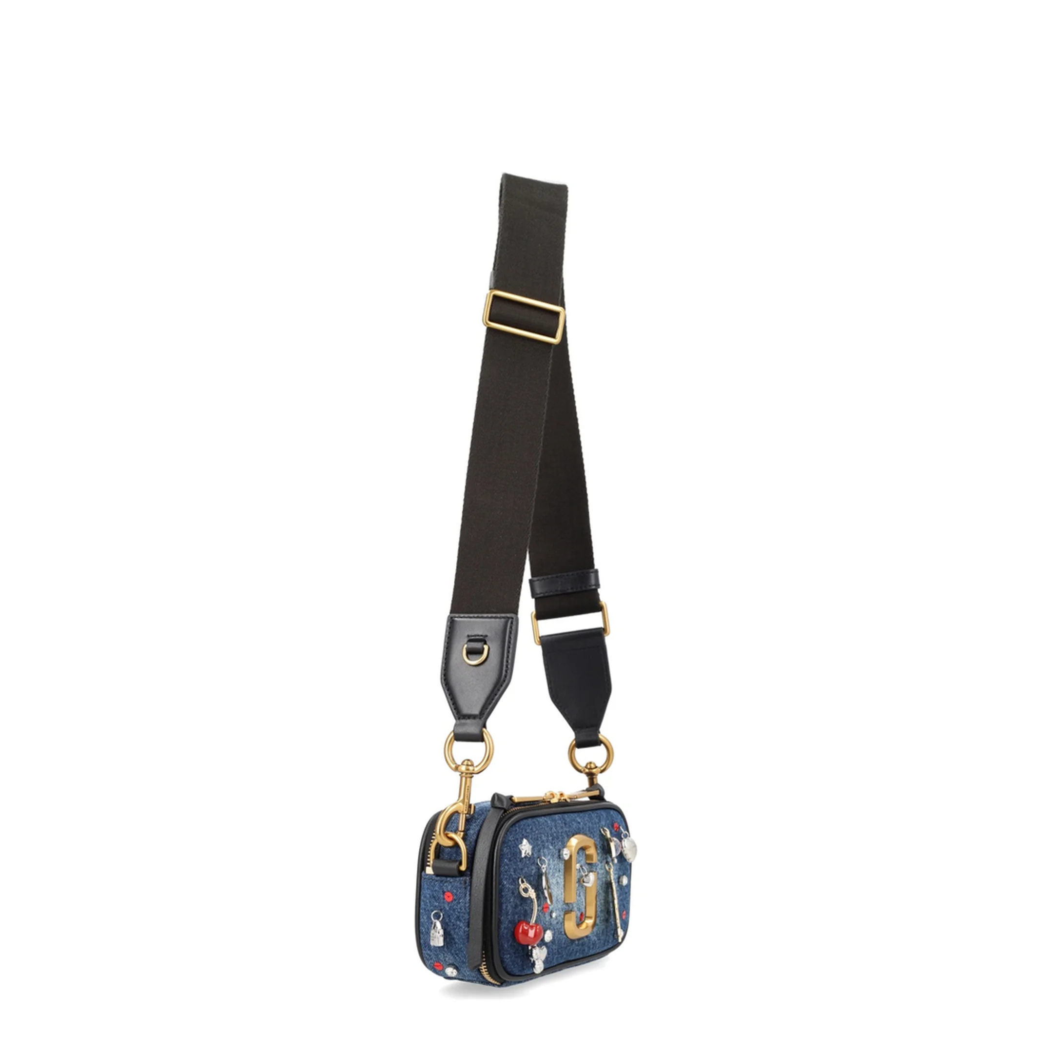 Snapshot Charm-Detail Denim Crossbody Bag - Image 2