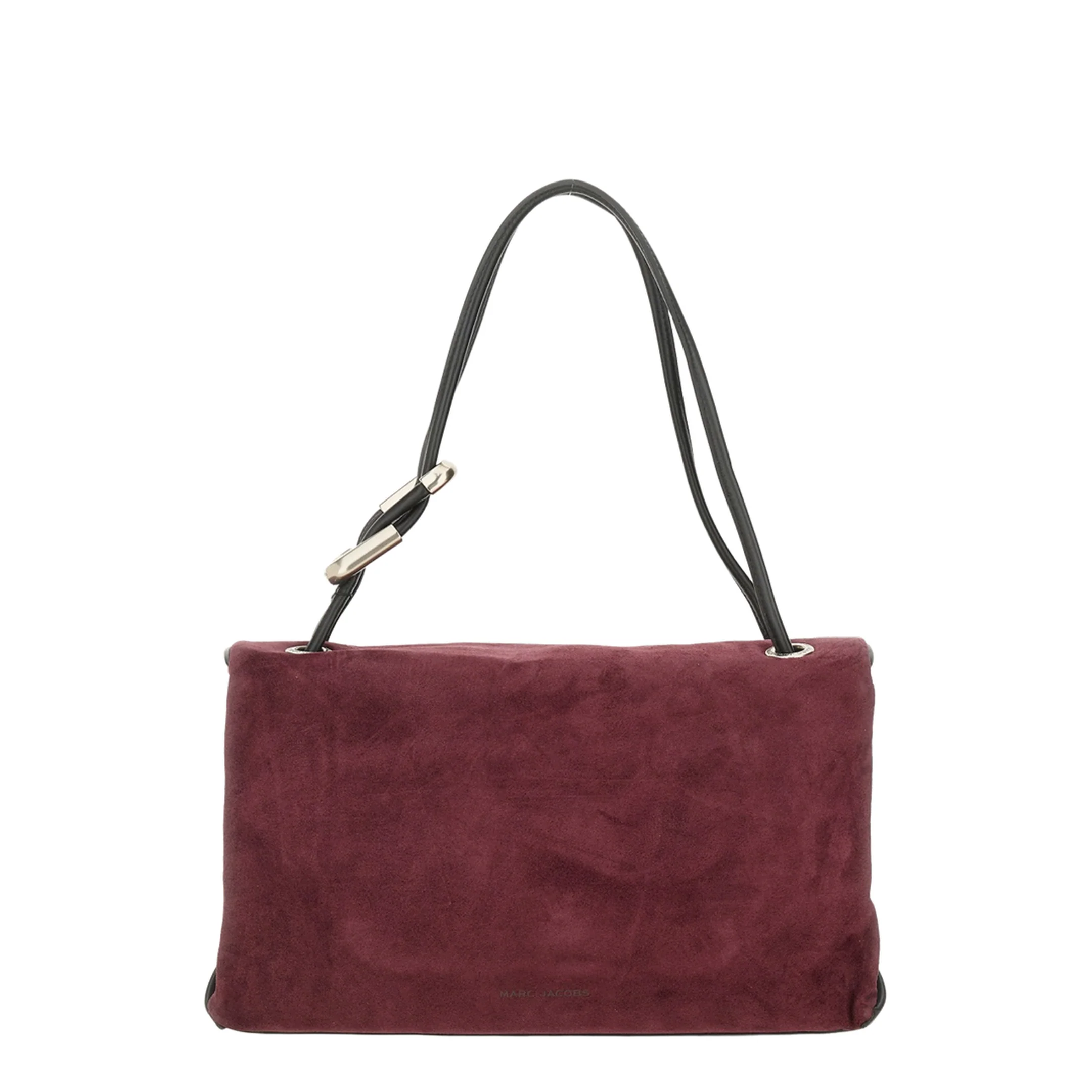 The Dual Large Leather Shoulder Bag - Red - Image 3
