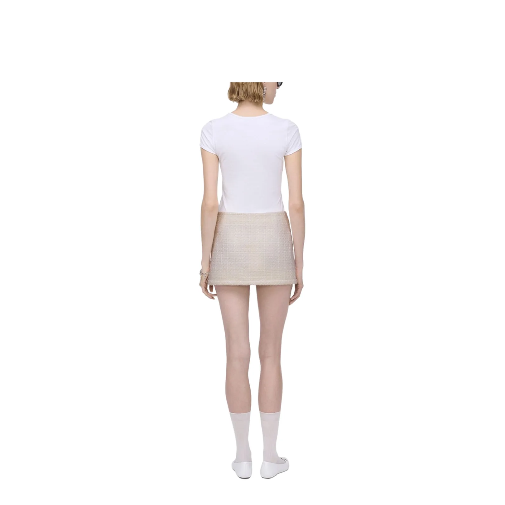 Tweed Mini Skirt - Image 3