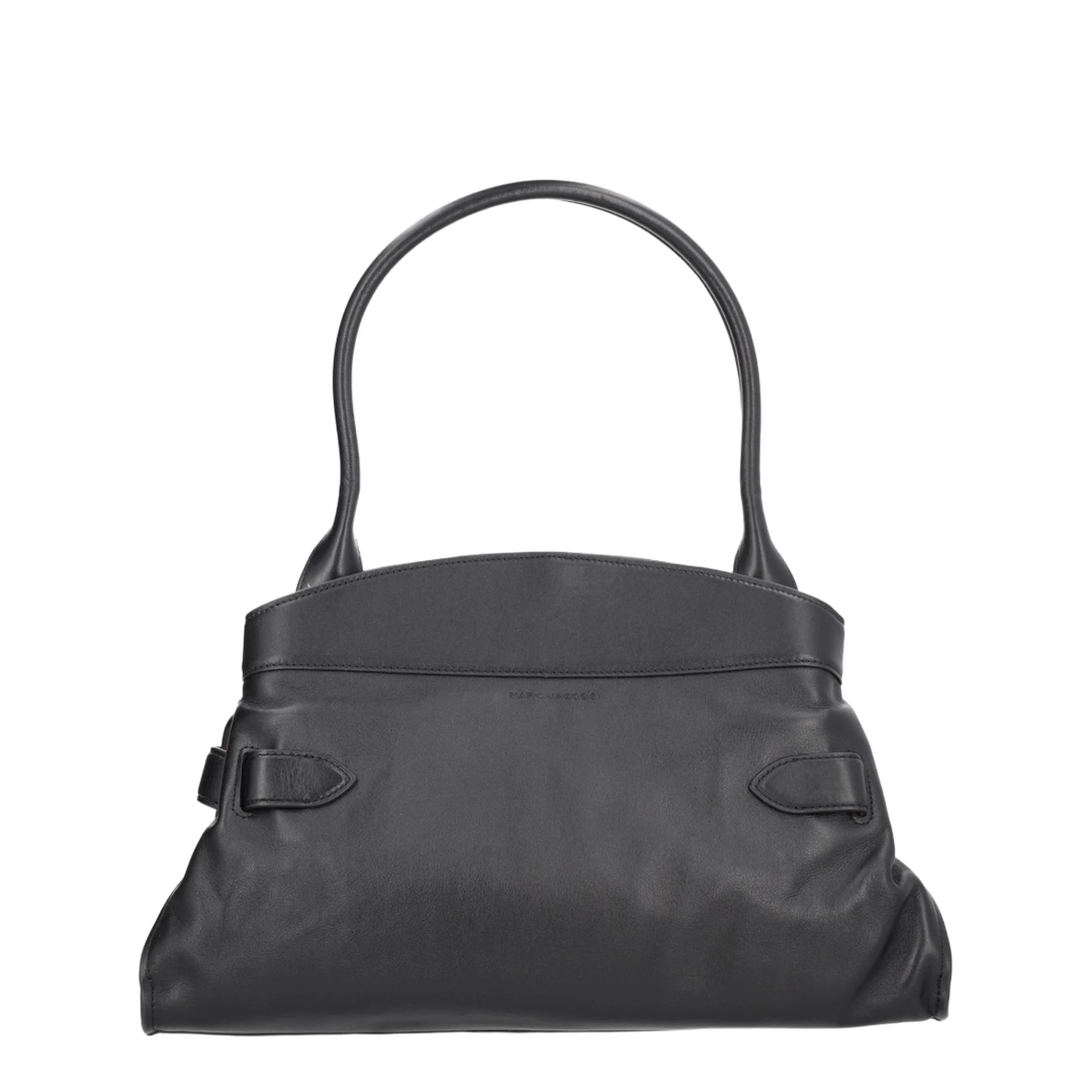 The Dakota Leather Shoulder Bag - Black - Image 2