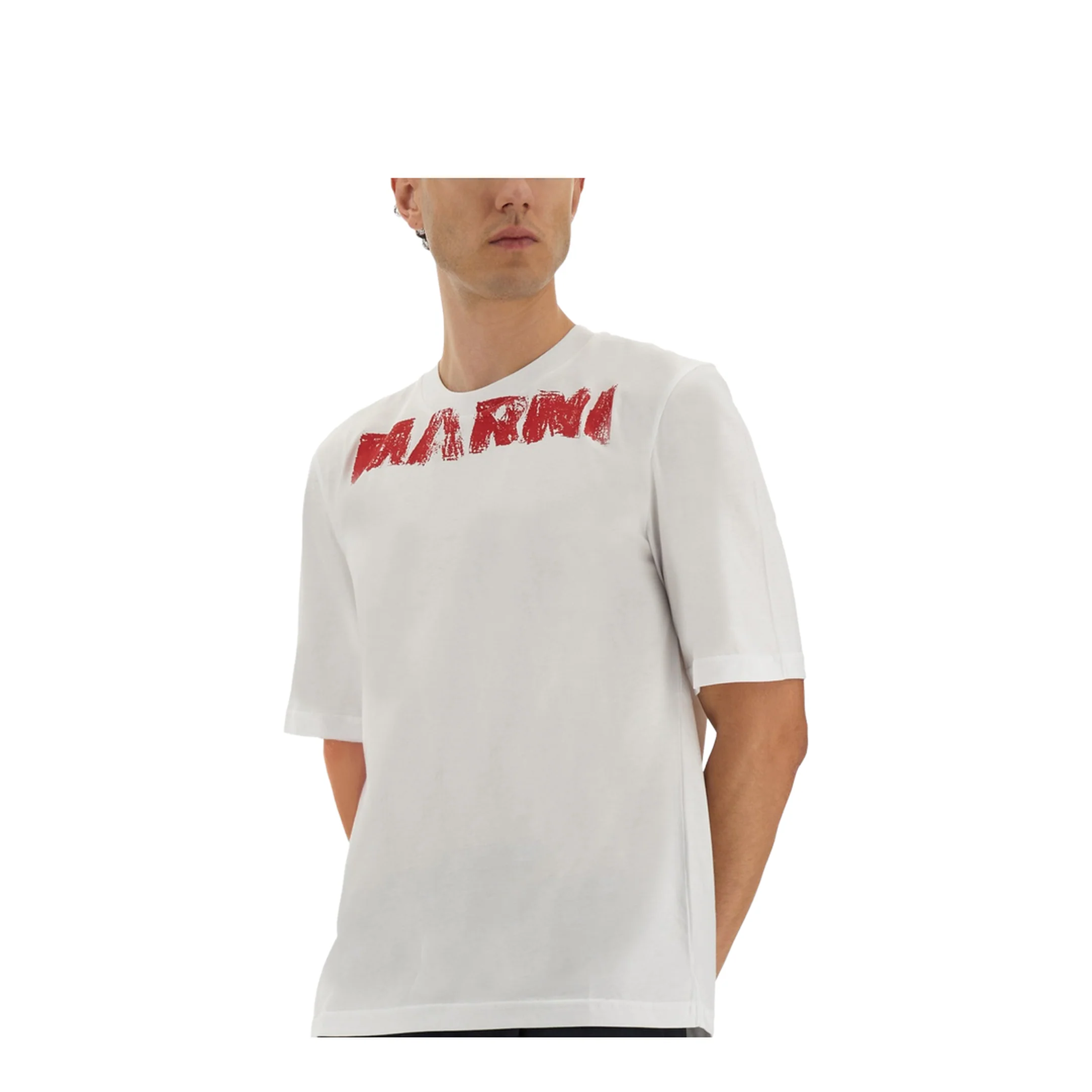 Cotton T-Shirt with Maxi Print - Image 4